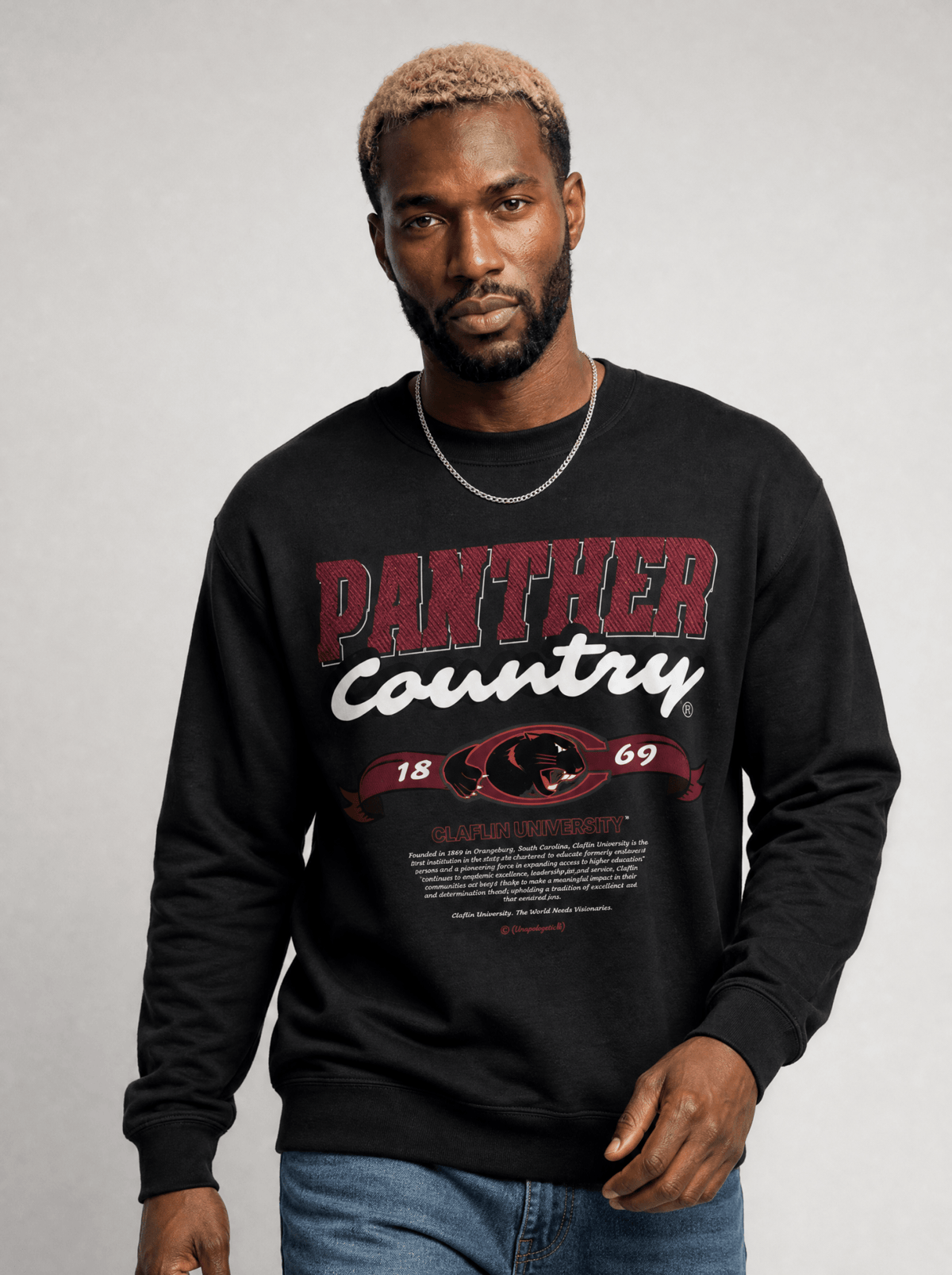 Dungeon Forward - Claflin University - Panther Country - Classic Sweatshirt