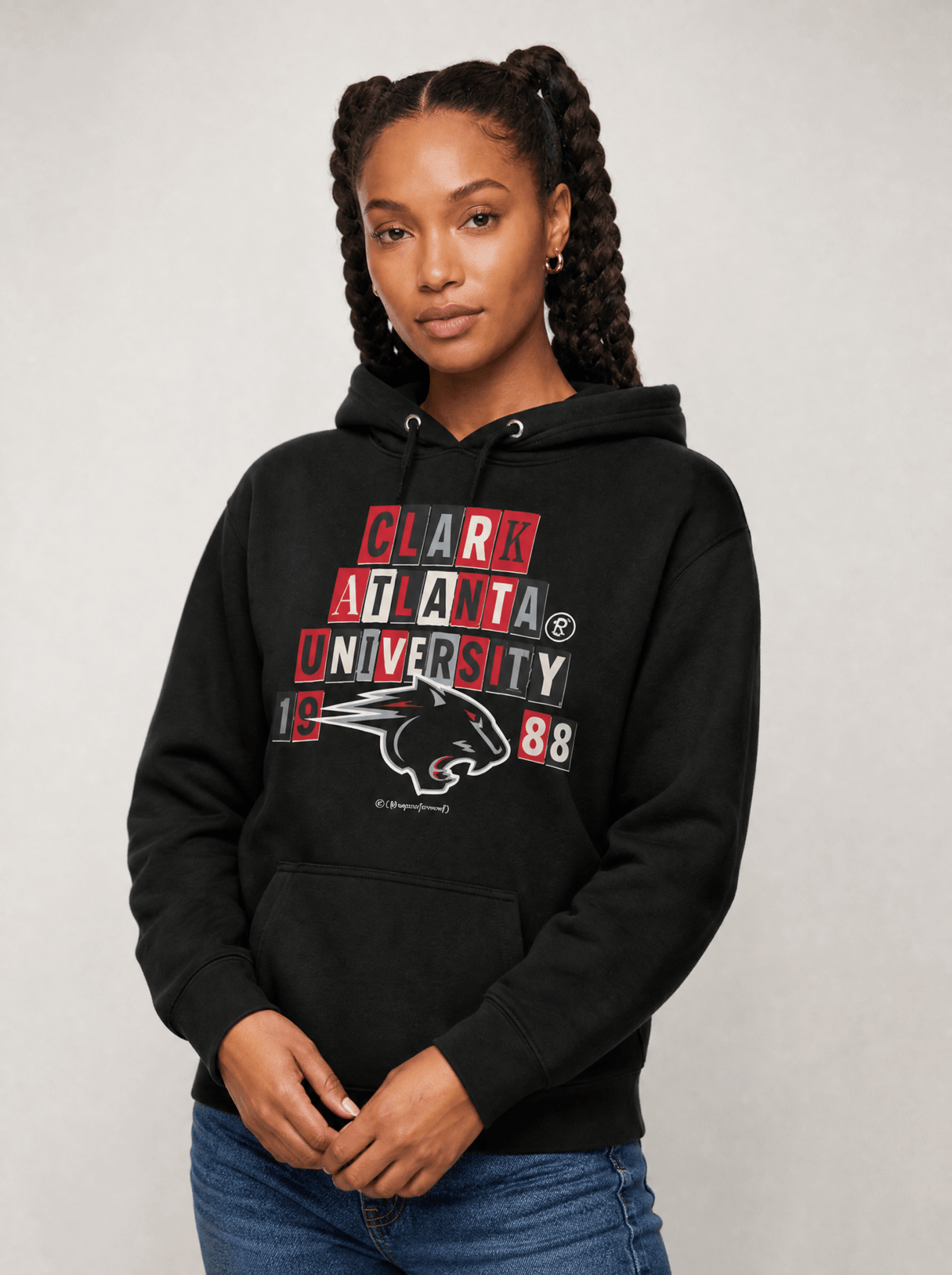 Clark Atlanta University - Collage Hoodie
