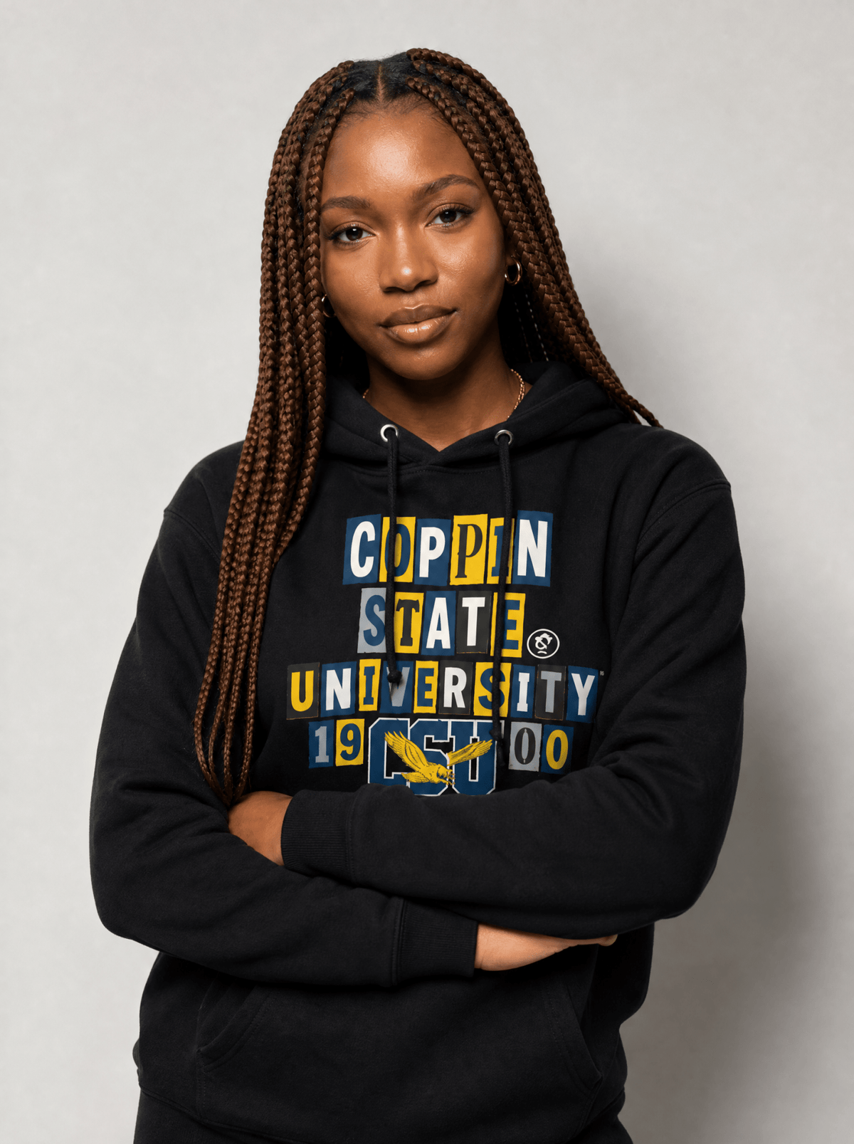 Coppin State University - Collage Hoodie