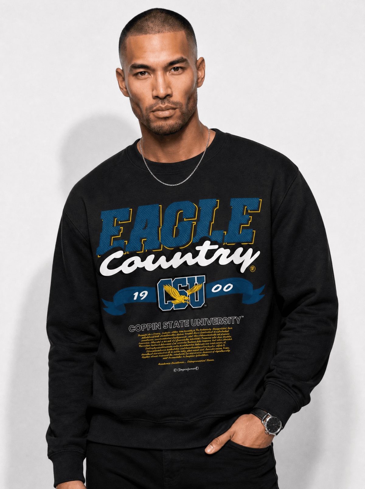 Dungeon Forward - Coppin State University - Eagle Country - Classic Sweatshirt