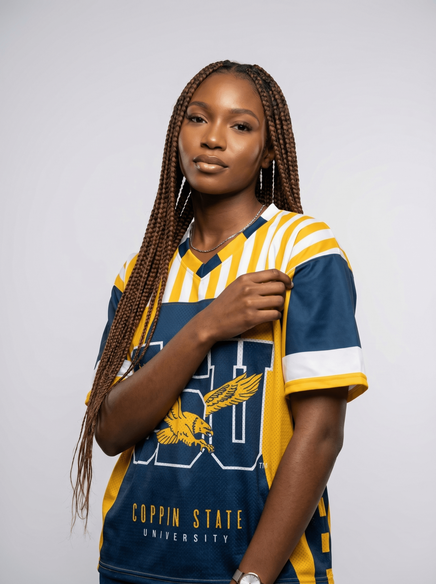 Coppin State University - Phenom HBCU Box Football Jersey