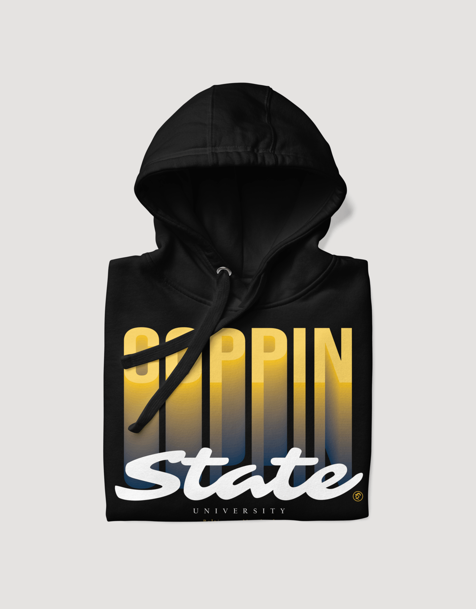 Dungeon Forward - The Yard Essentials - Coppin University - Fade Hoodie
