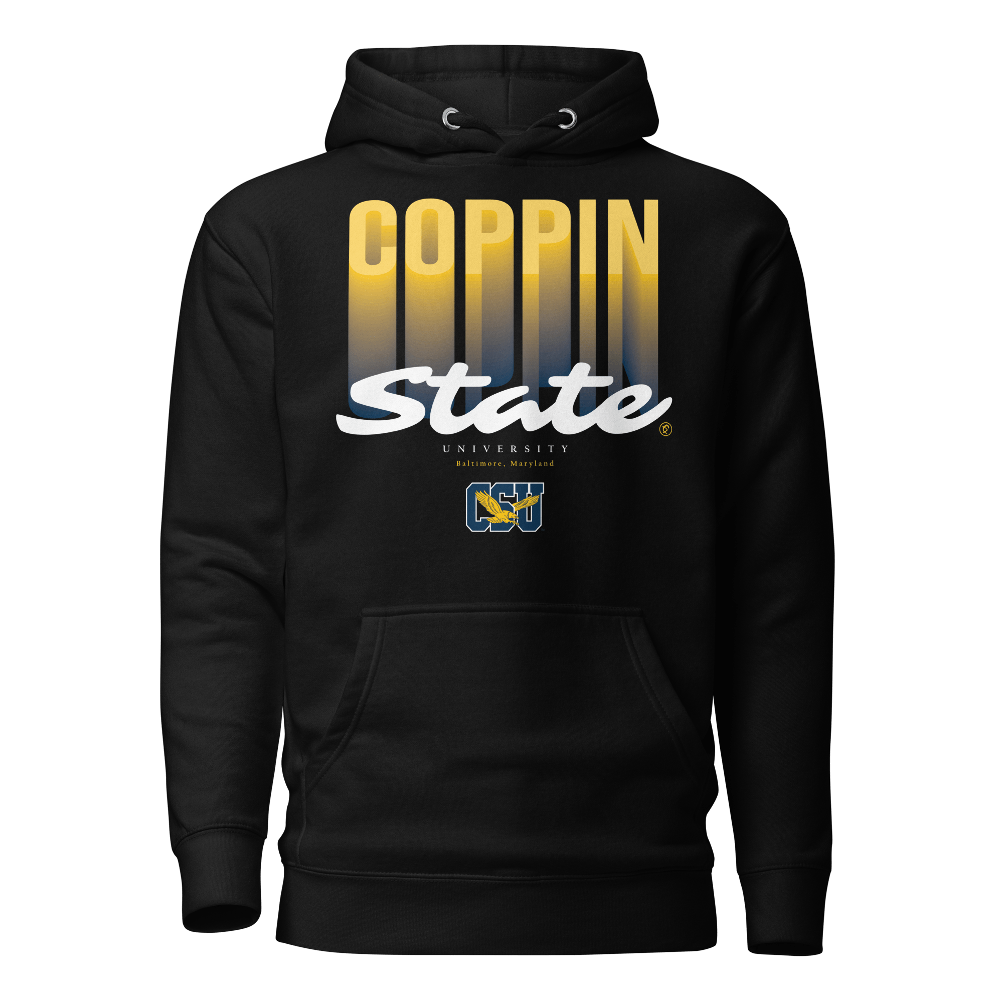 Dungeon Forward - The Yard Essentials - Coppin University - Fade Hoodie