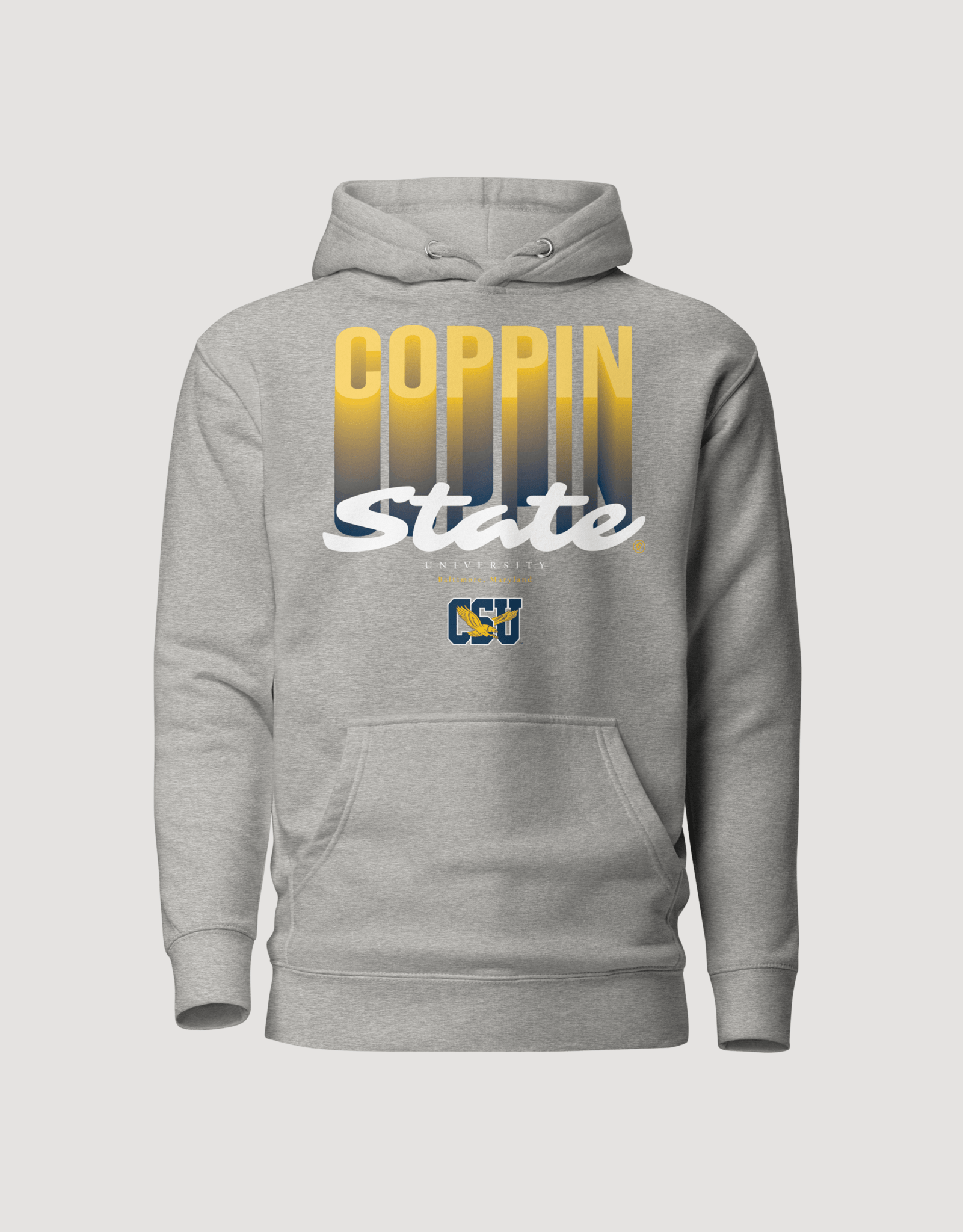 Dungeon Forward - The Yard Essentials - Coppin University - Fade Hoodie