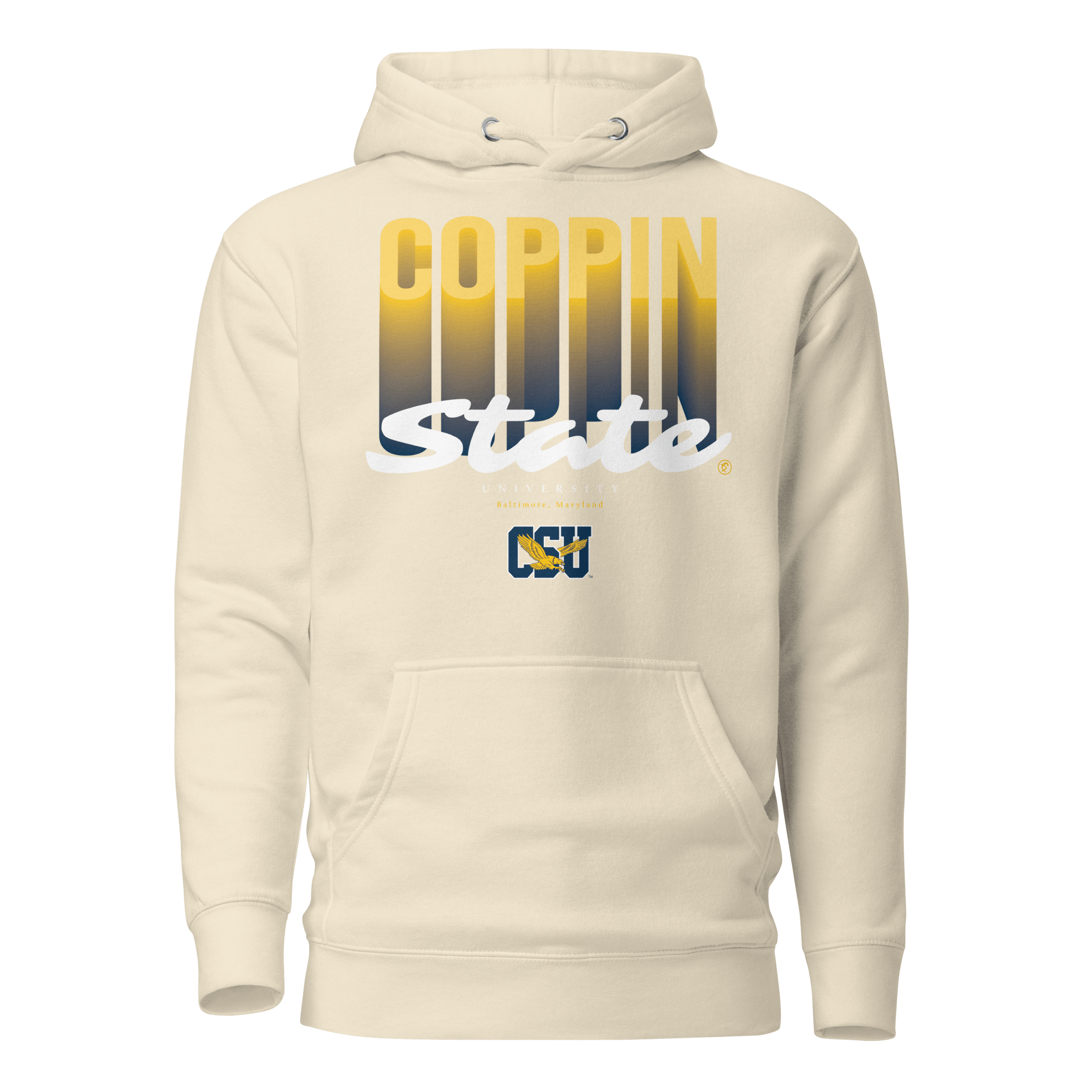 Dungeon Forward - The Yard Essentials - Coppin University - Fade Hoodie