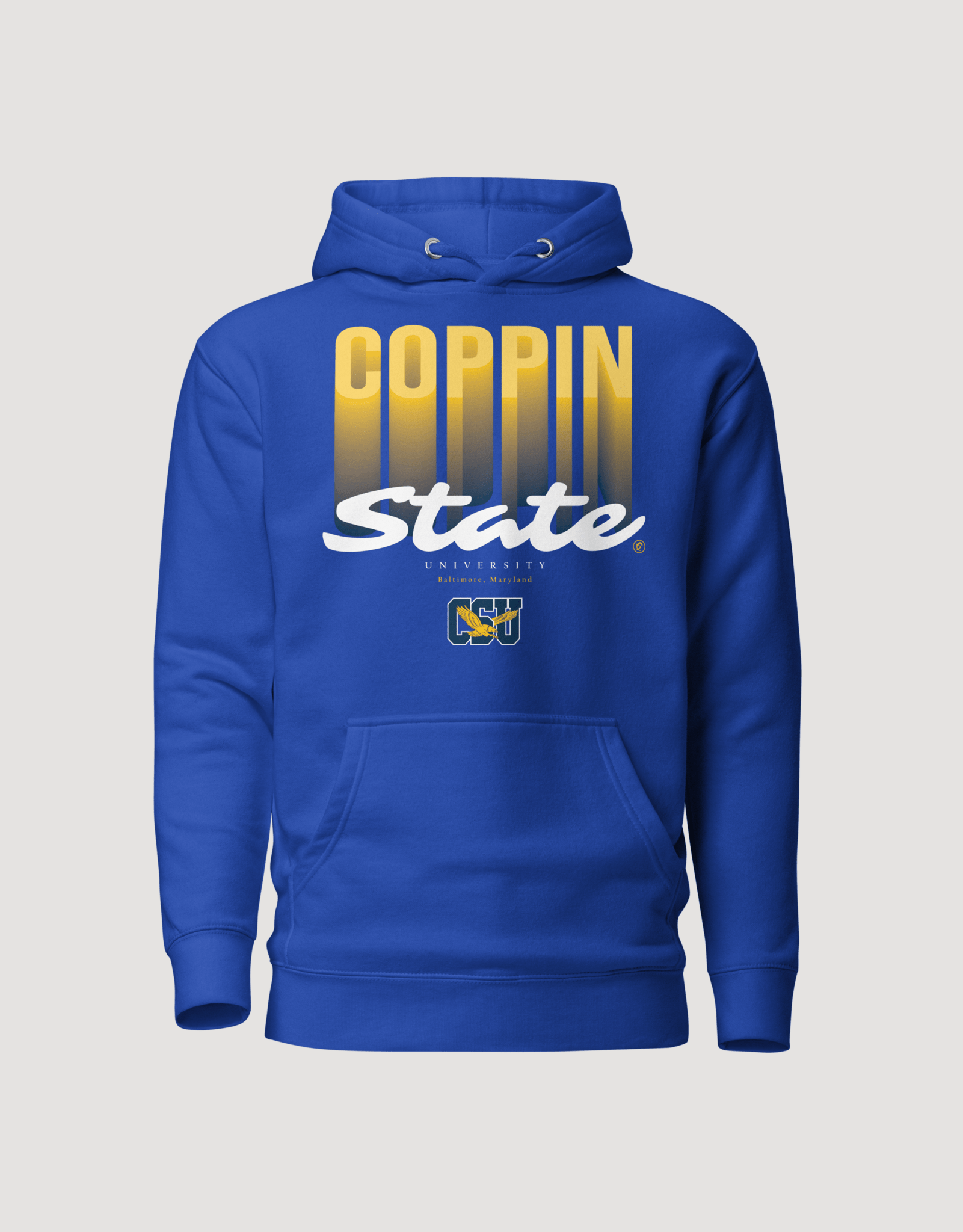 Dungeon Forward - The Yard Essentials - Coppin University - Fade Hoodie
