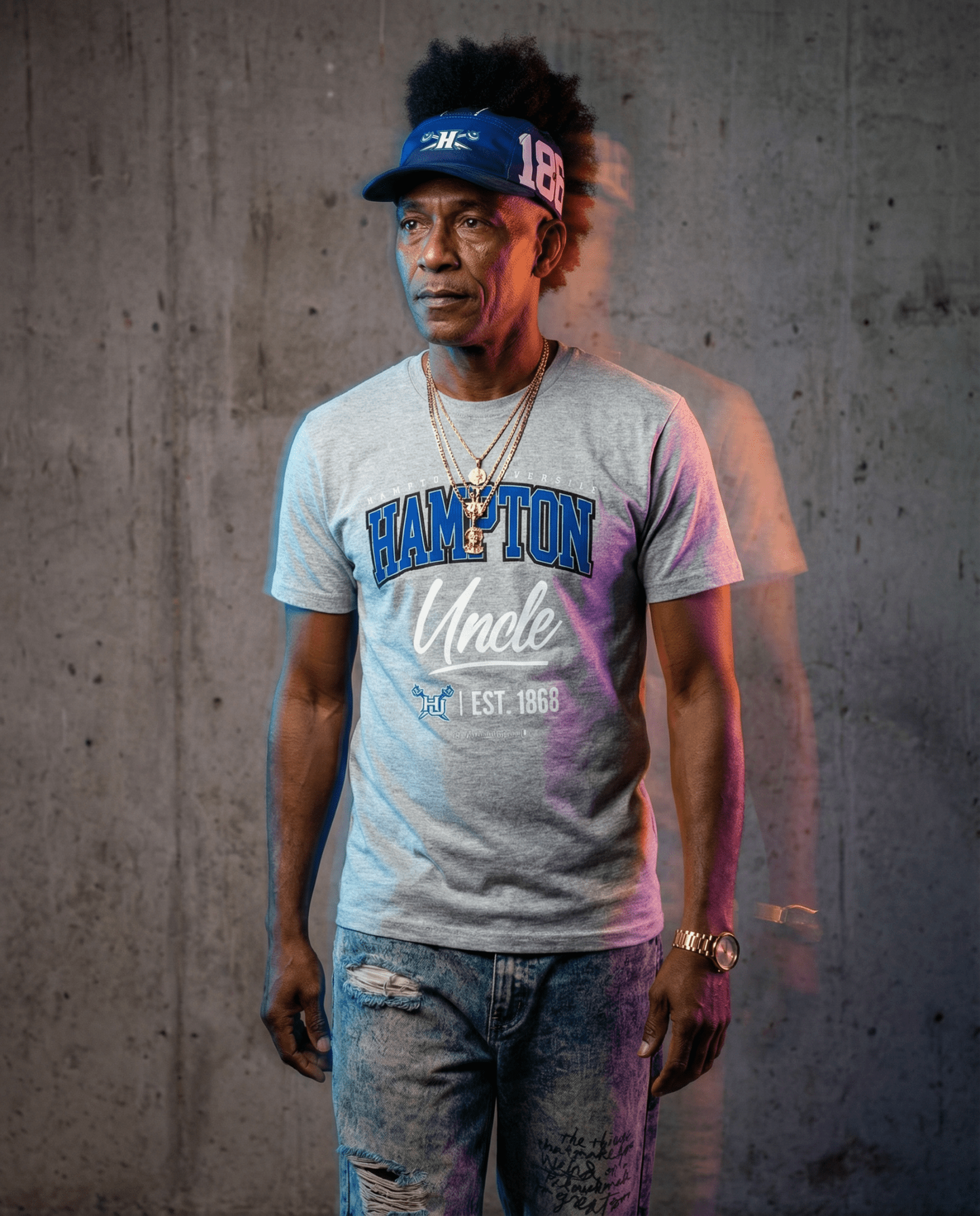 Hampton University (HU) - The Family - T-Shirt