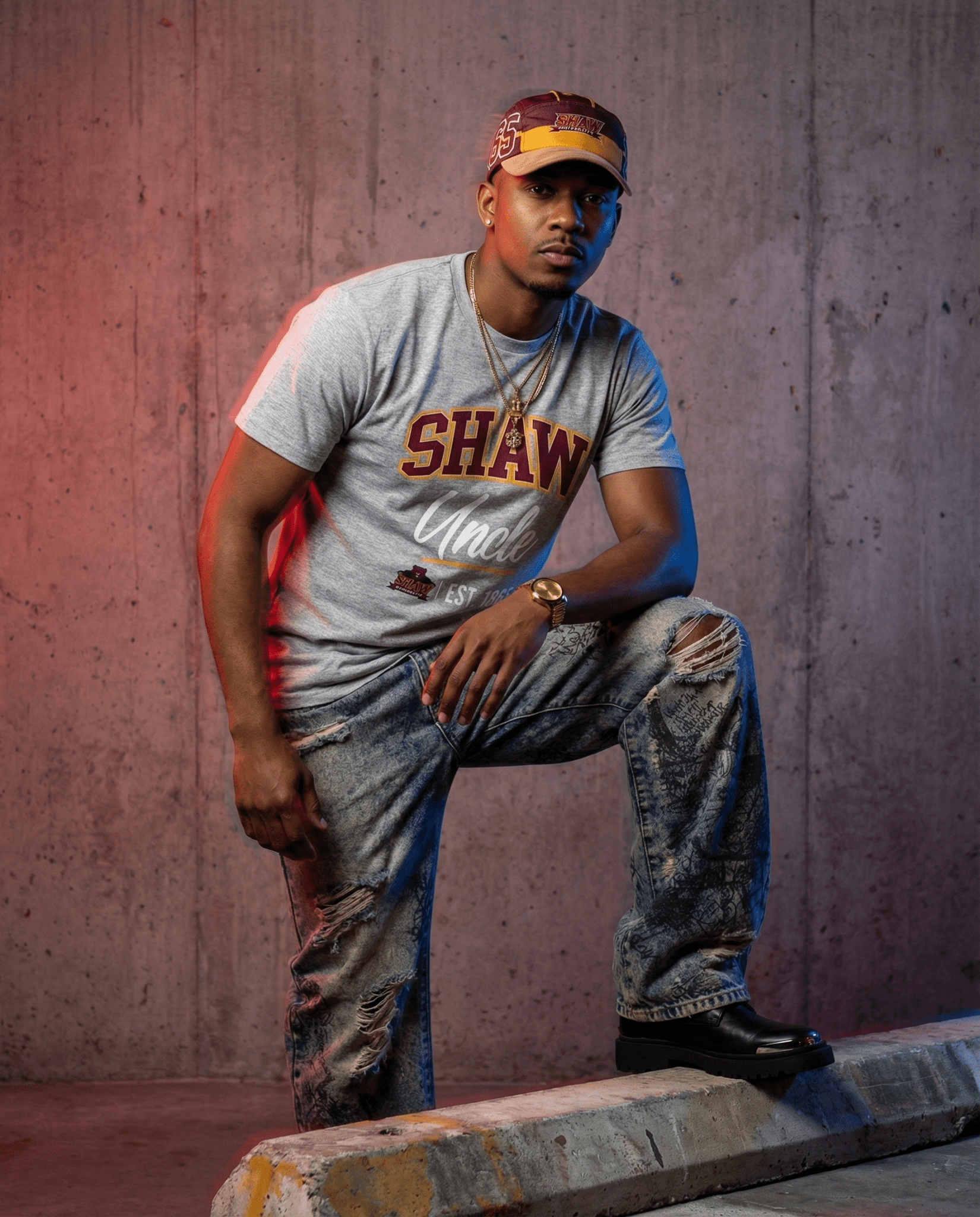 Shaw University (SHAW) - The Family - T-Shirt