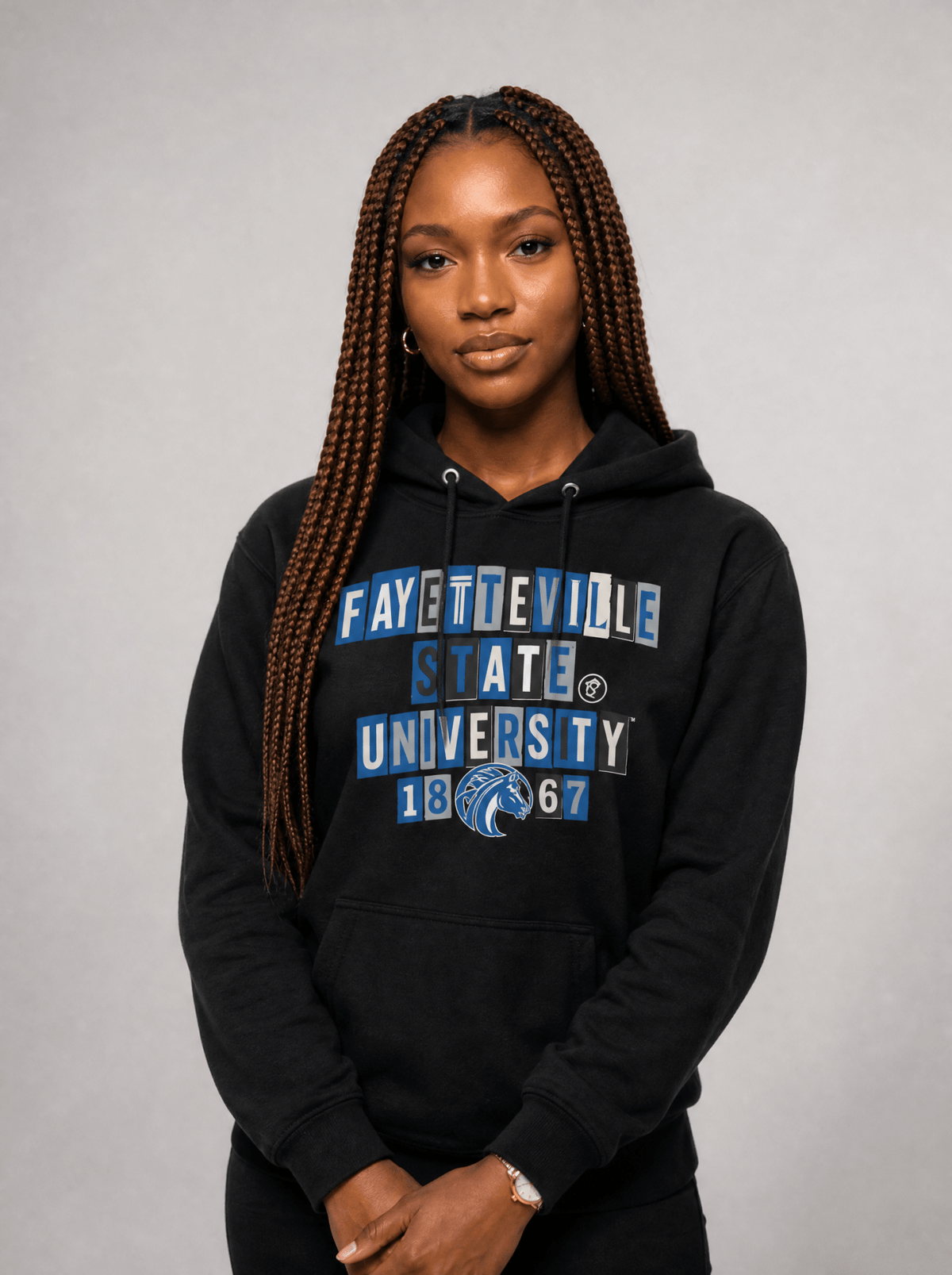 Fayetteville State University - Collage Hoodie