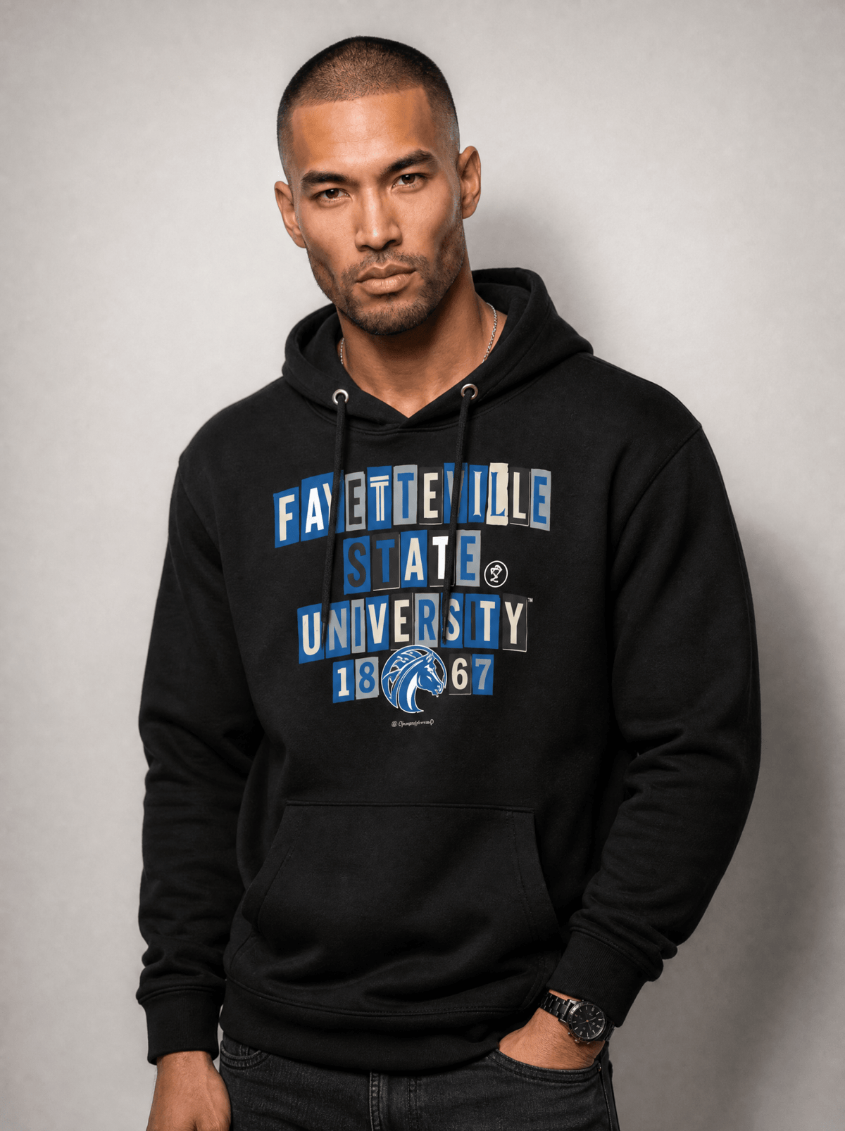 Fayetteville State University - Collage Hoodie