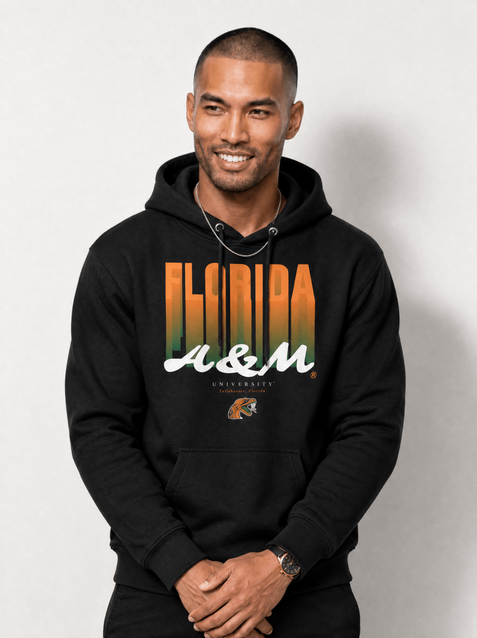 The Yard Essentials - Florida A&amp;M University - FAMU Fade Hoodie