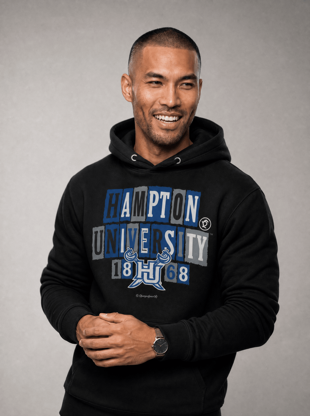 Hampton University - Collage Hoodie