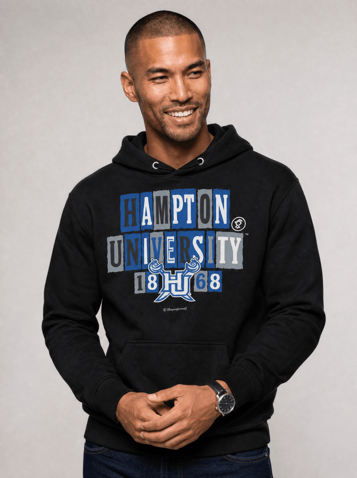 Hampton University - Collage Hoodie