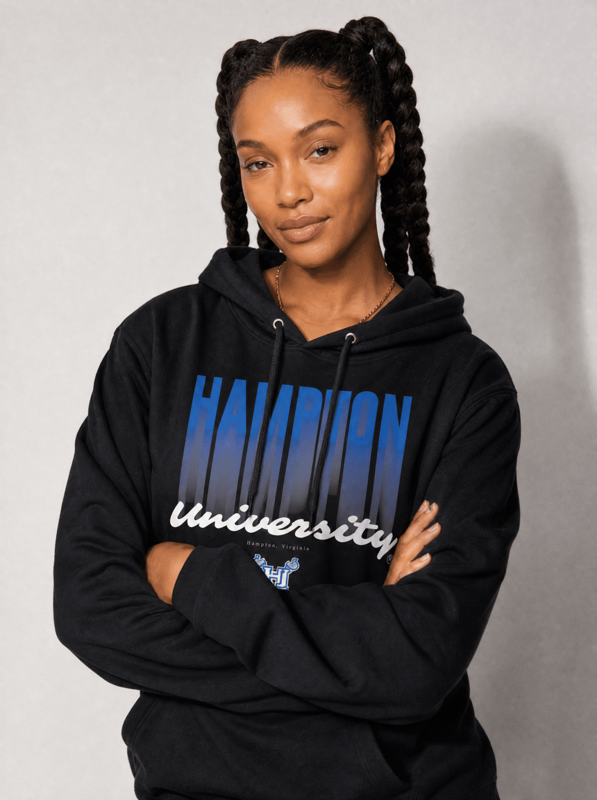 The Yard Essentials - Hampton University - Fade Hoodie