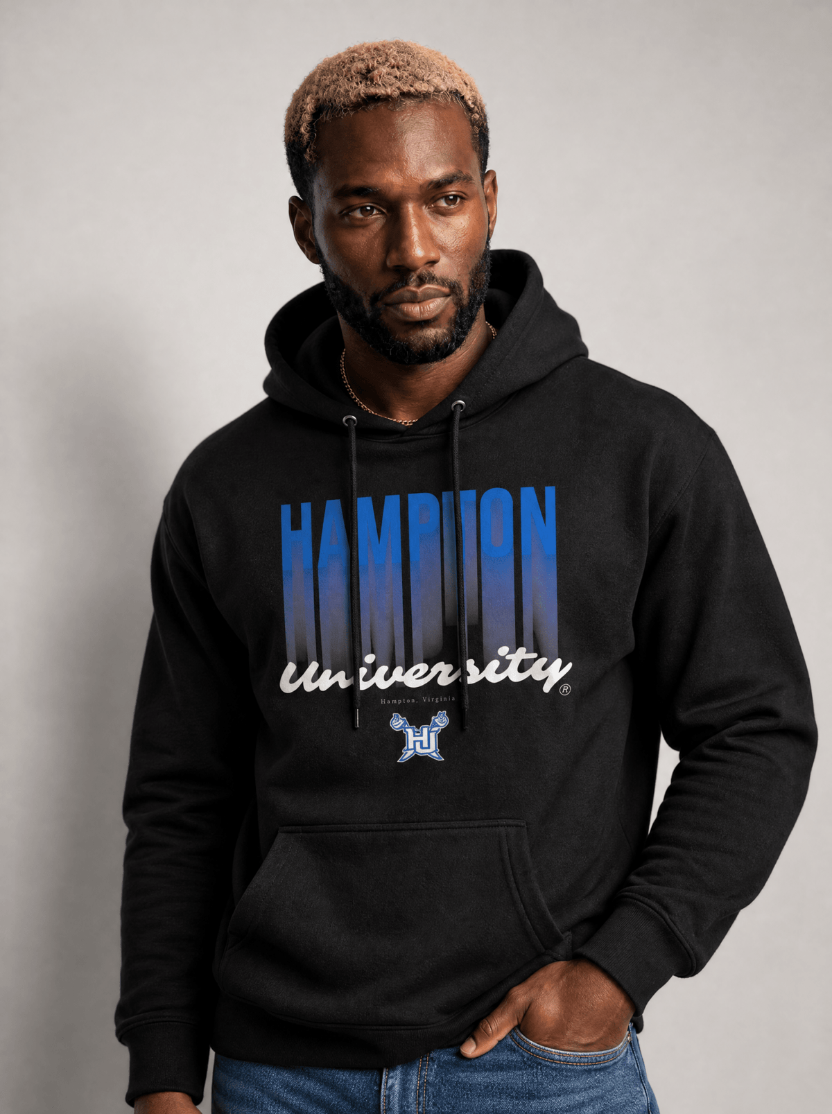 The Yard Essentials - Hampton University - Fade Hoodie