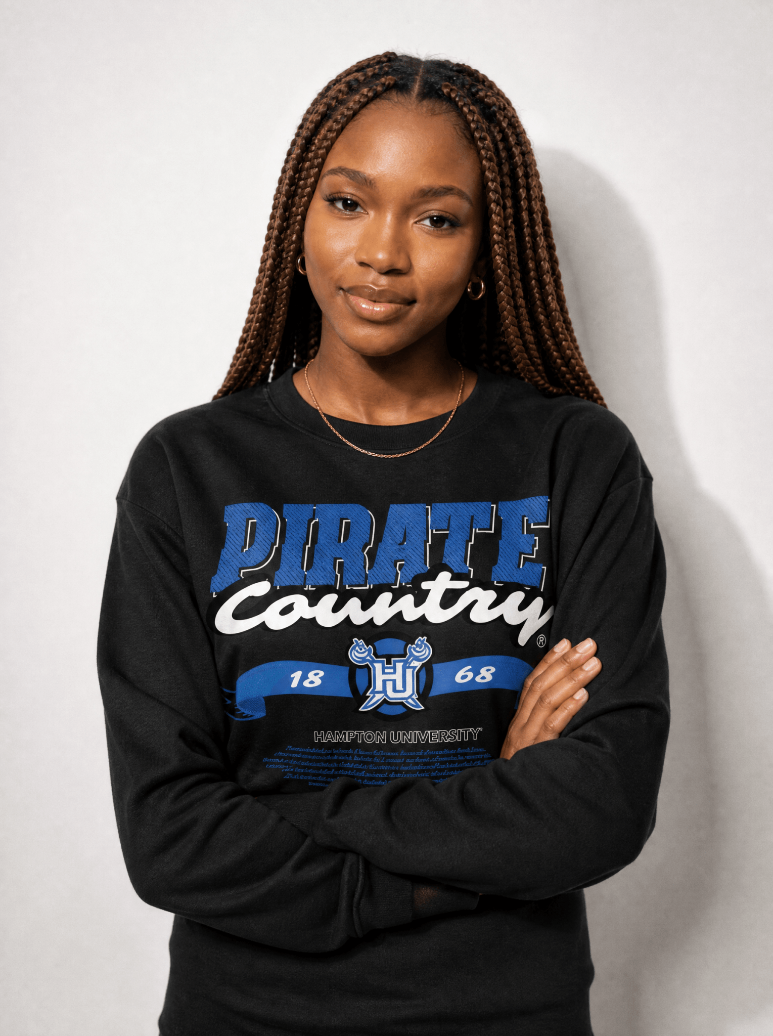 Dungeon Forward - Hampton University - Pirate Country - Classic Sweatshirt