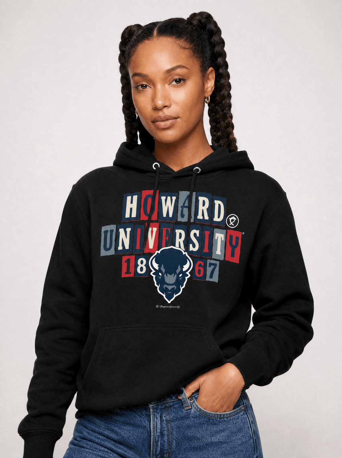 Howard University - Collage Hoodie
