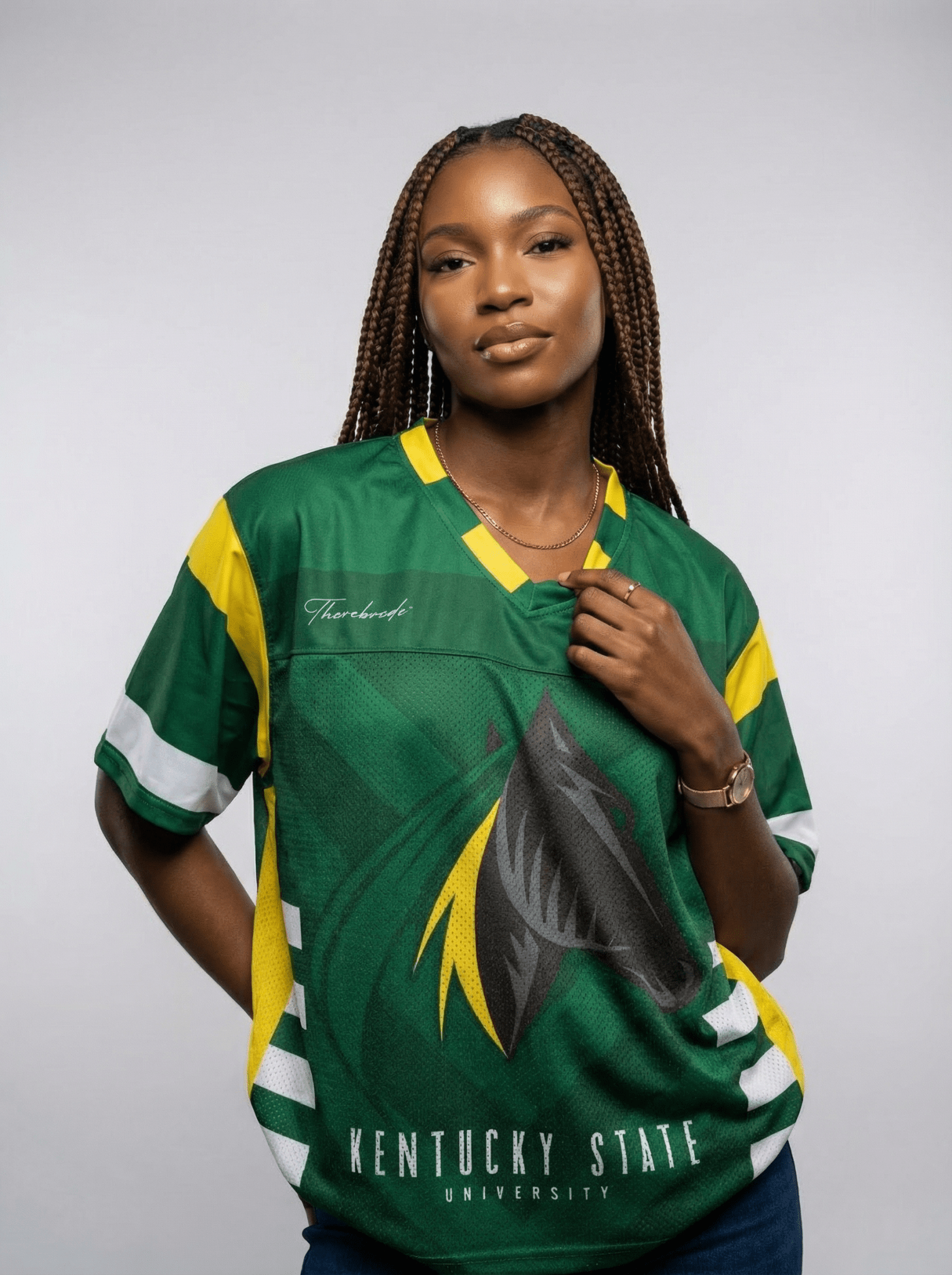Kentucky State University - Phenom HBCU Box Football Jersey