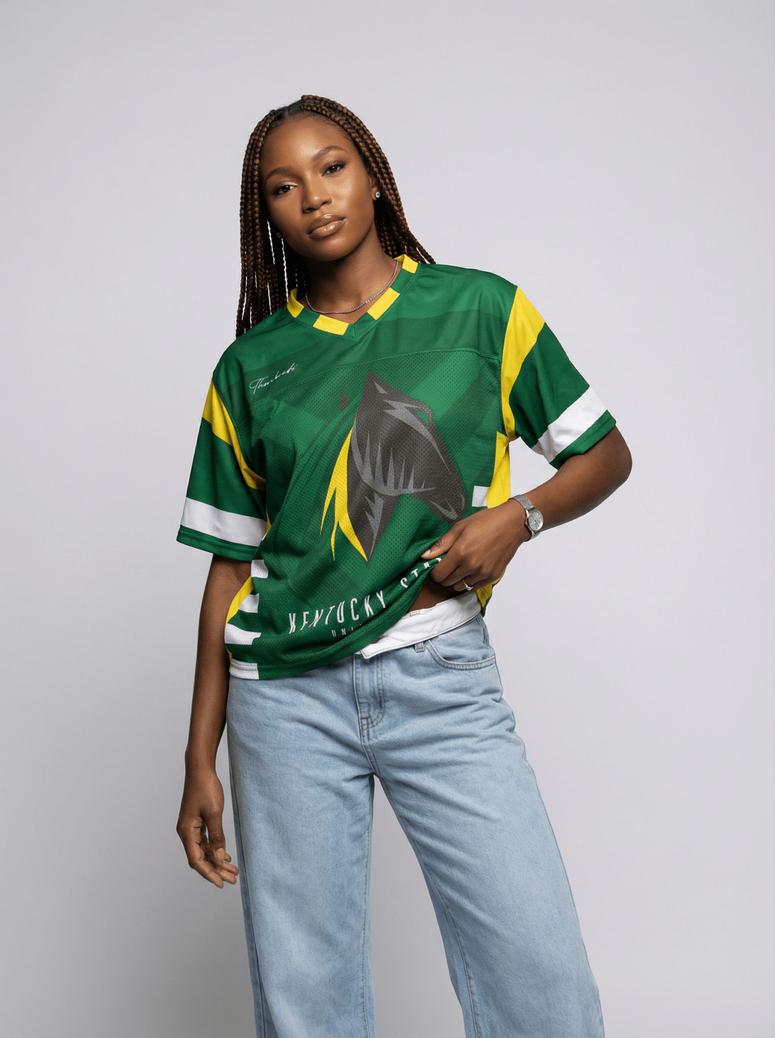 Kentucky State University - Phenom HBCU Box Football Jersey