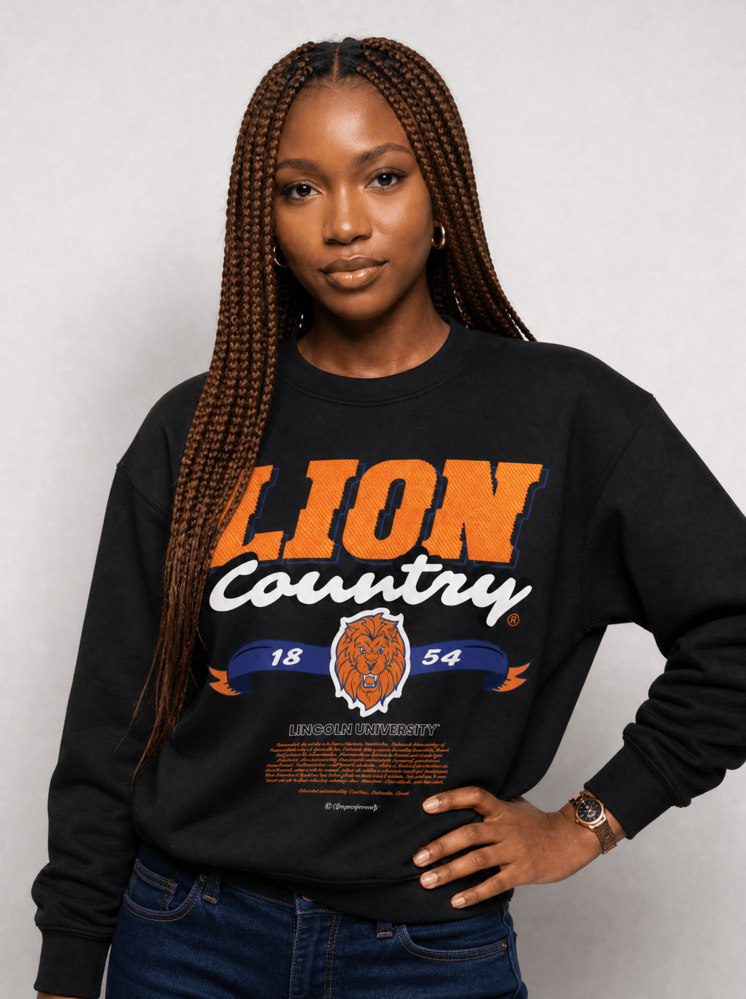 Dungeon Forward - Lincoln University (PA) - Lion Country - Classic Sweatshirt