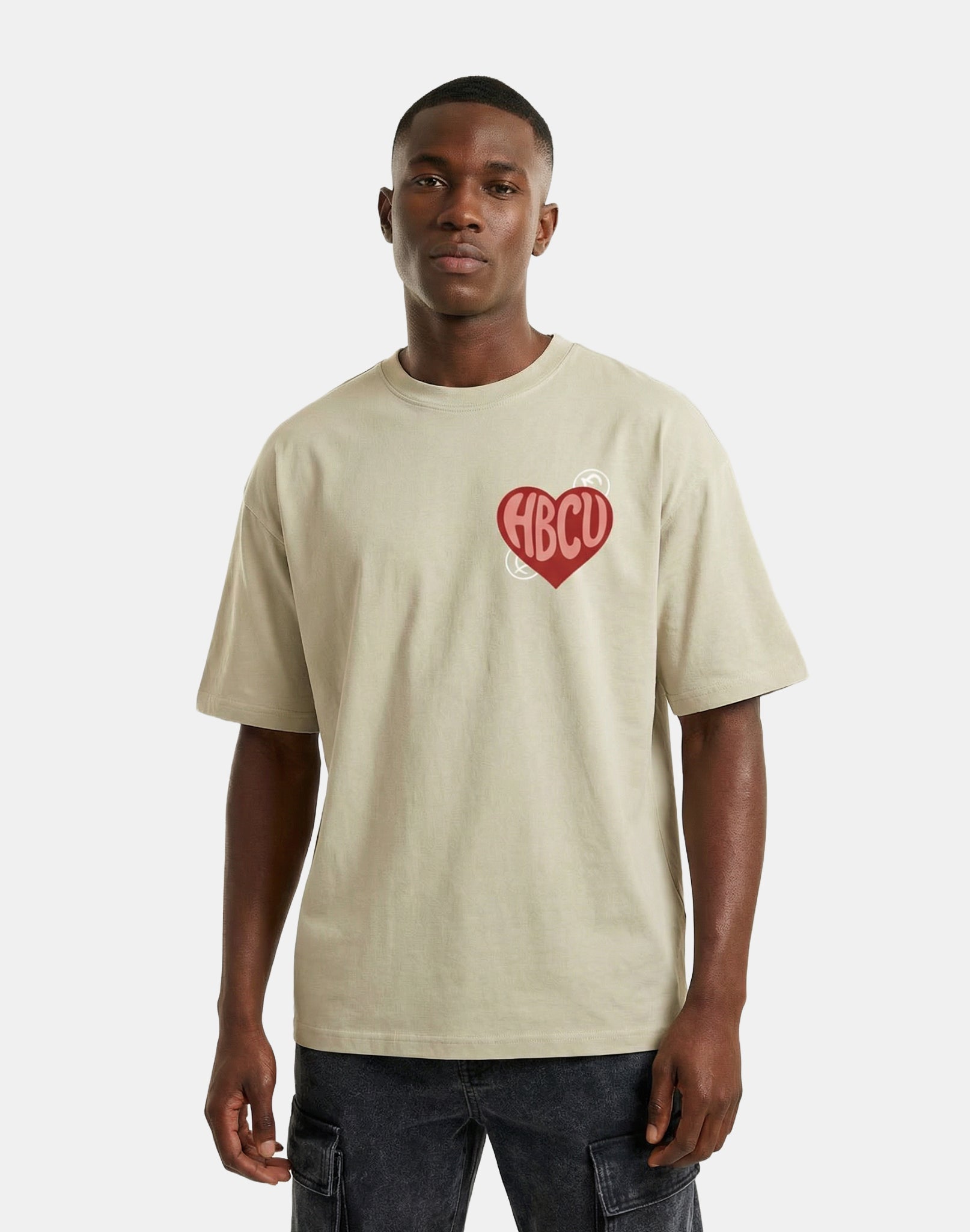 Dungeon Forward - Love Is the HBCU Way - Oversized Premium Tshirt