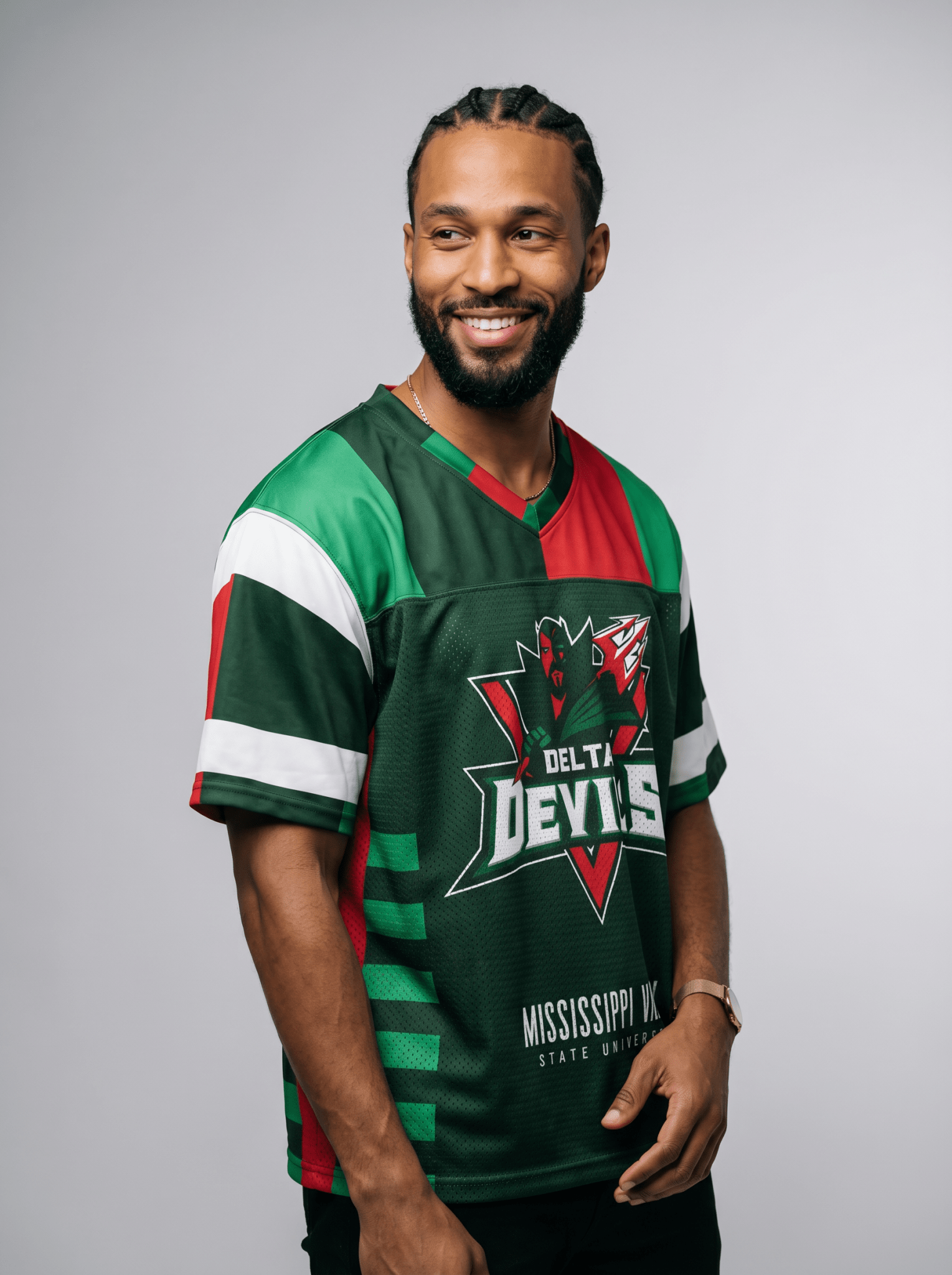 Mississippi Valley State University - Phenom HBCU Box Football Jersey