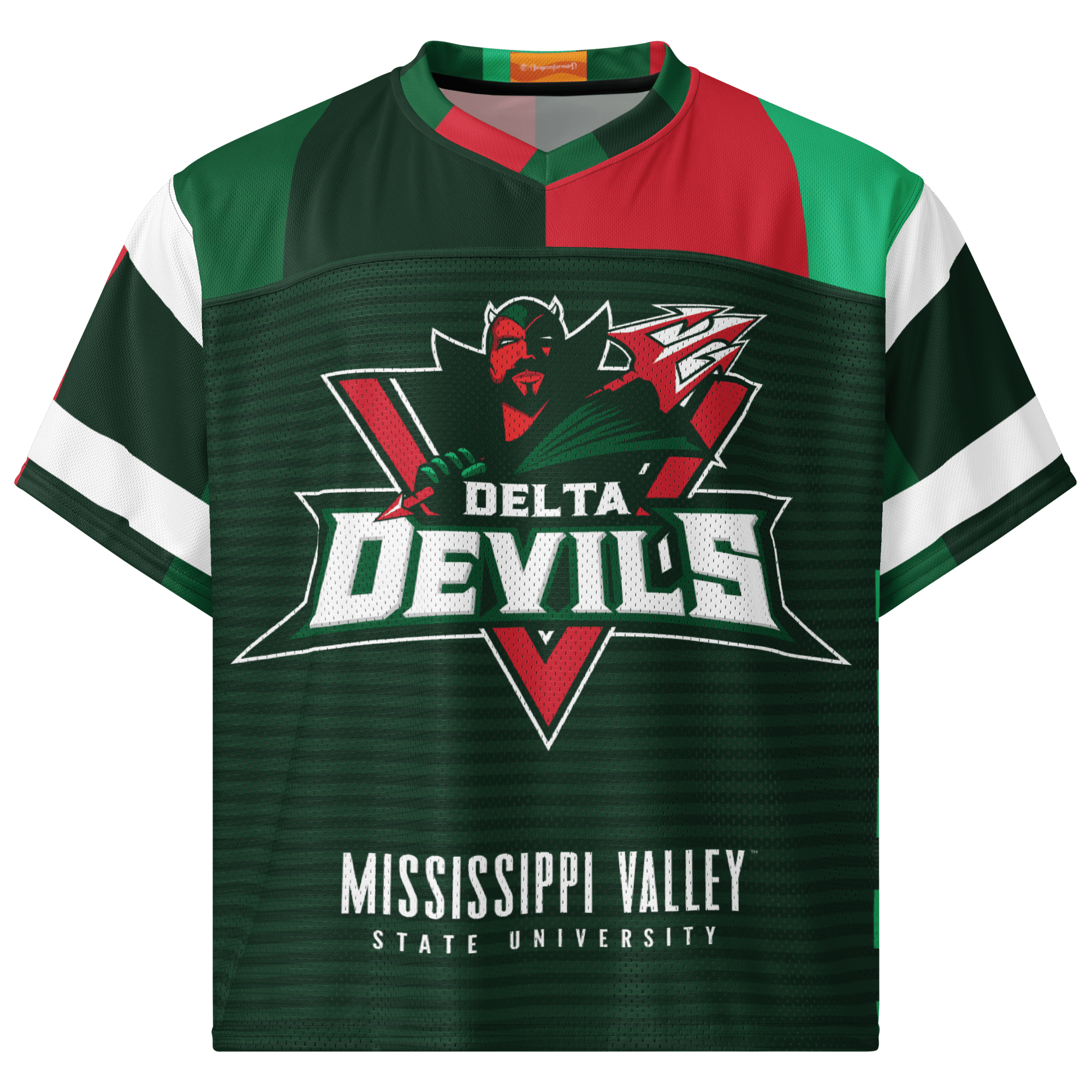 Mississippi Valley State University - Phenom HBCU Box Football Jersey