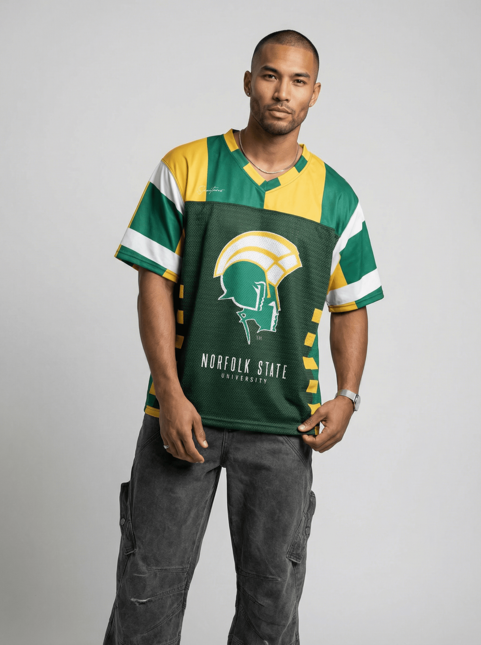 Norfolk State University - Phenom HBCU Box Football Jersey