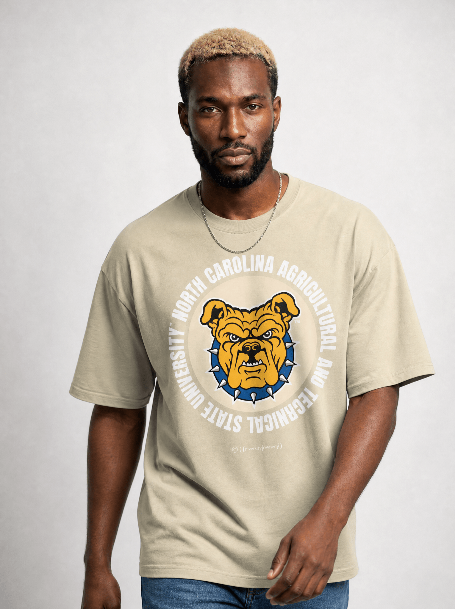 Dungeon Forward - The Yard Essentials - North Carolina Agricultural and Technical State - Full Circle Oversized T-Shirt