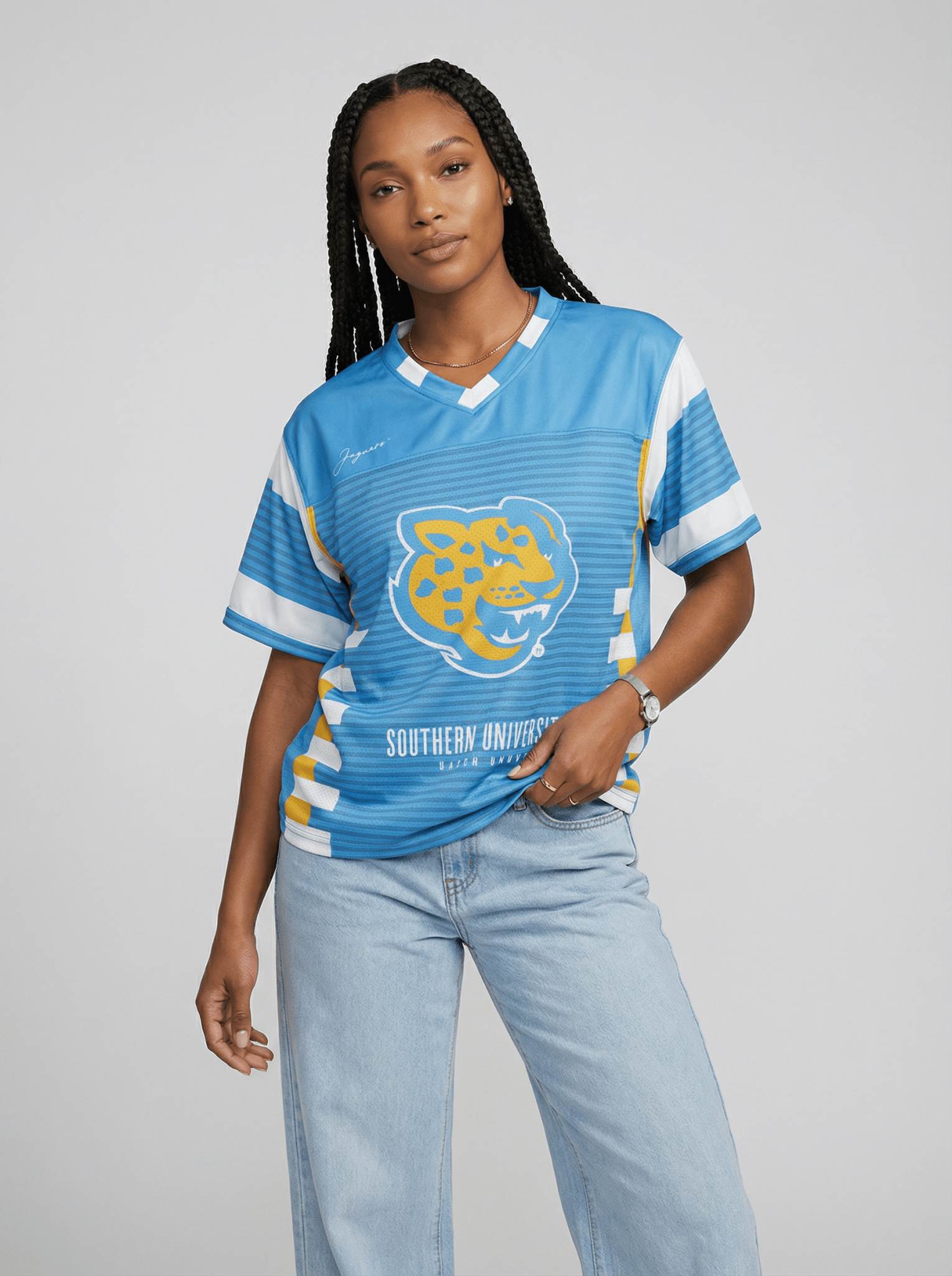 Southern University Baton Rouge - Phenom HBCU Box Football Jersey