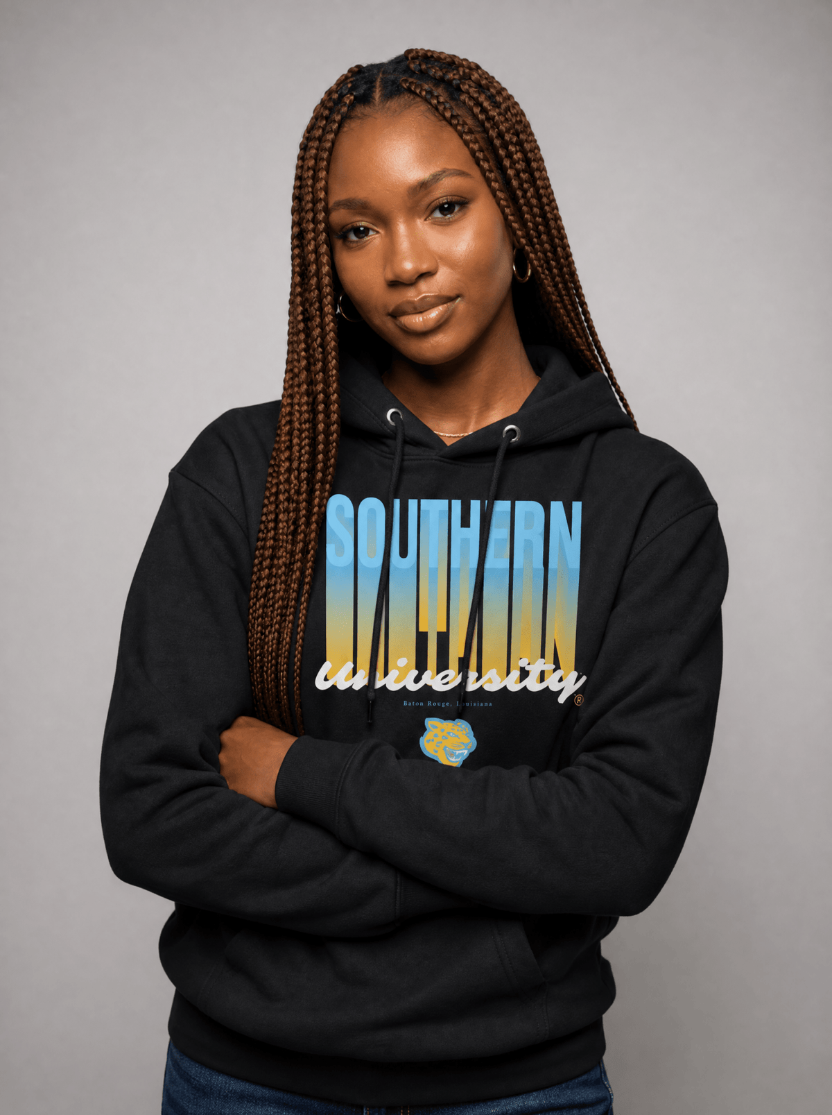 Dungeon Forward - The Yard Essentials - Southern University - Fade Hoodie