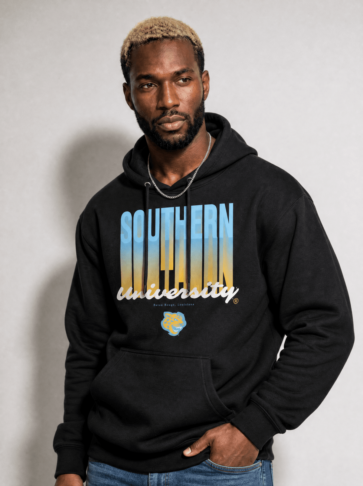 Dungeon Forward - The Yard Essentials - Southern University - Fade Hoodie