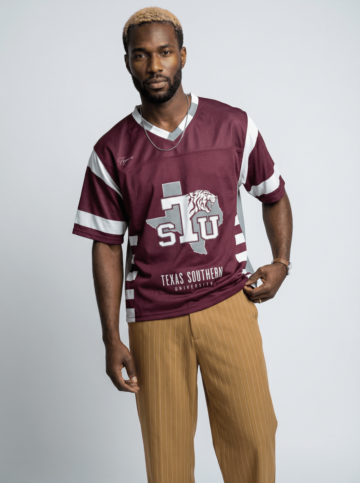 Texas Southern University - Phenom HBCU Box Football Jersey