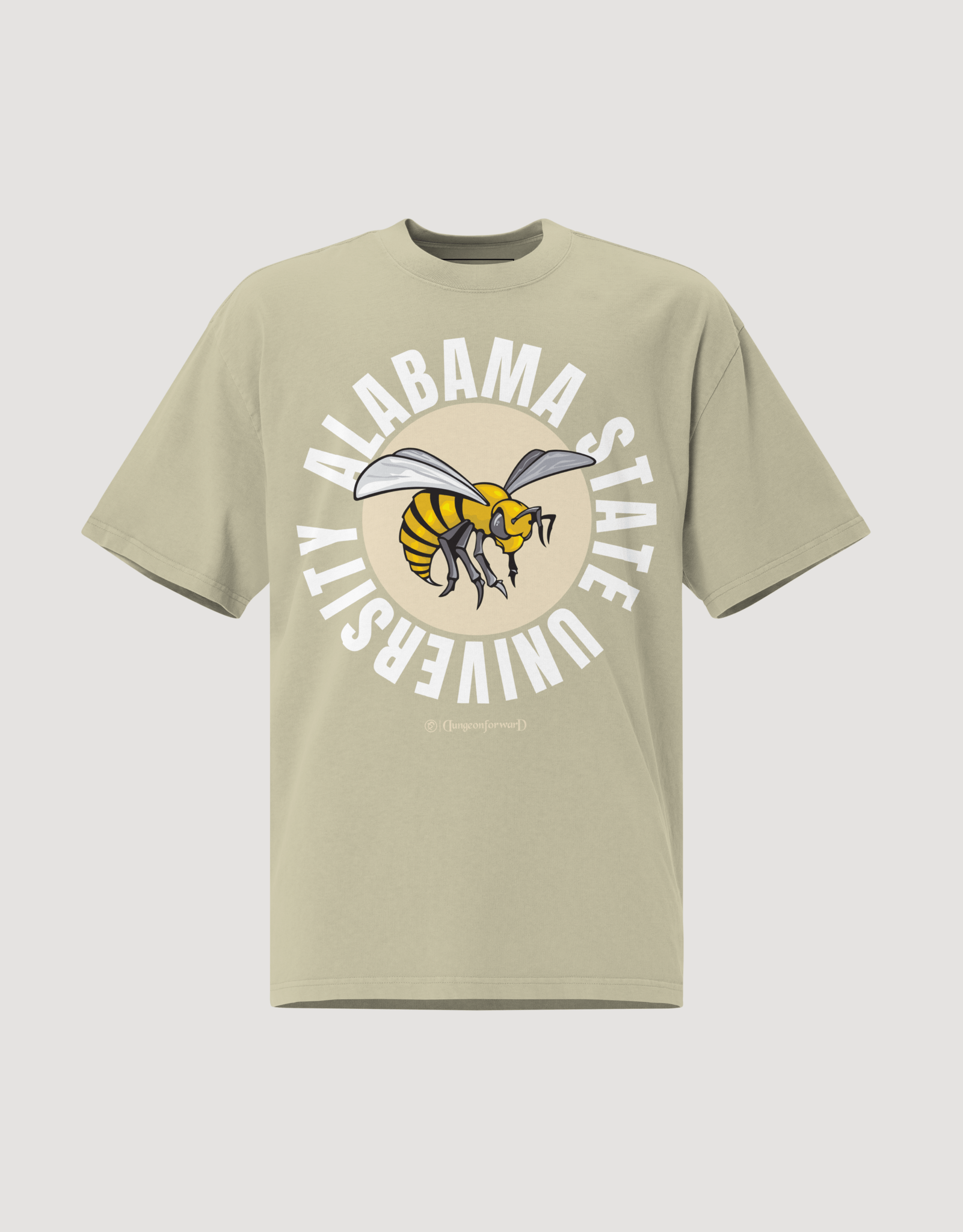 Dungeon Forward - The Yard Essentials - Alabama State University - Full Circle Oversized T-Shirt