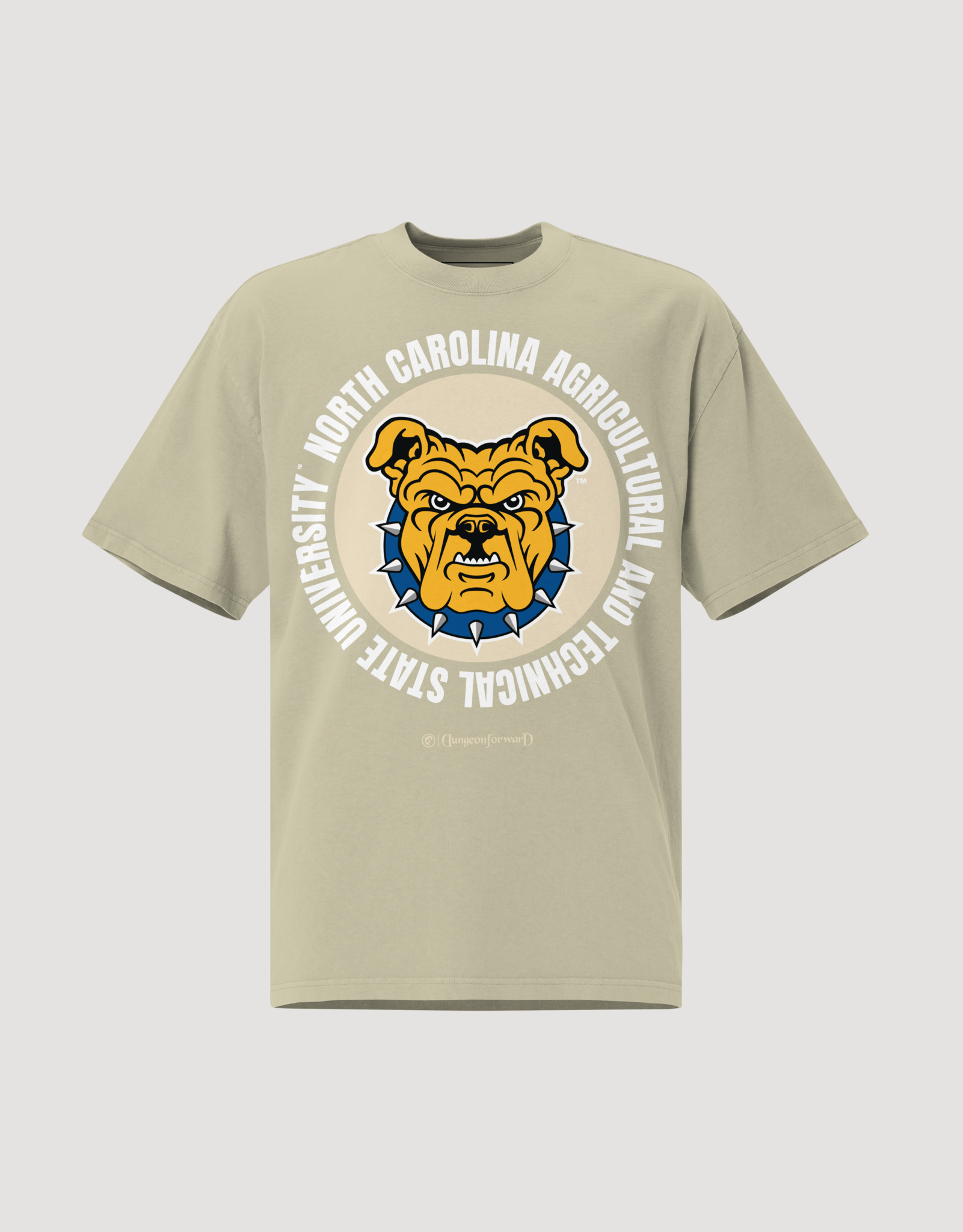 Dungeon Forward - The Yard Essentials - North Carolina Agricultural and Technical State - Full Circle Oversized T-Shirt