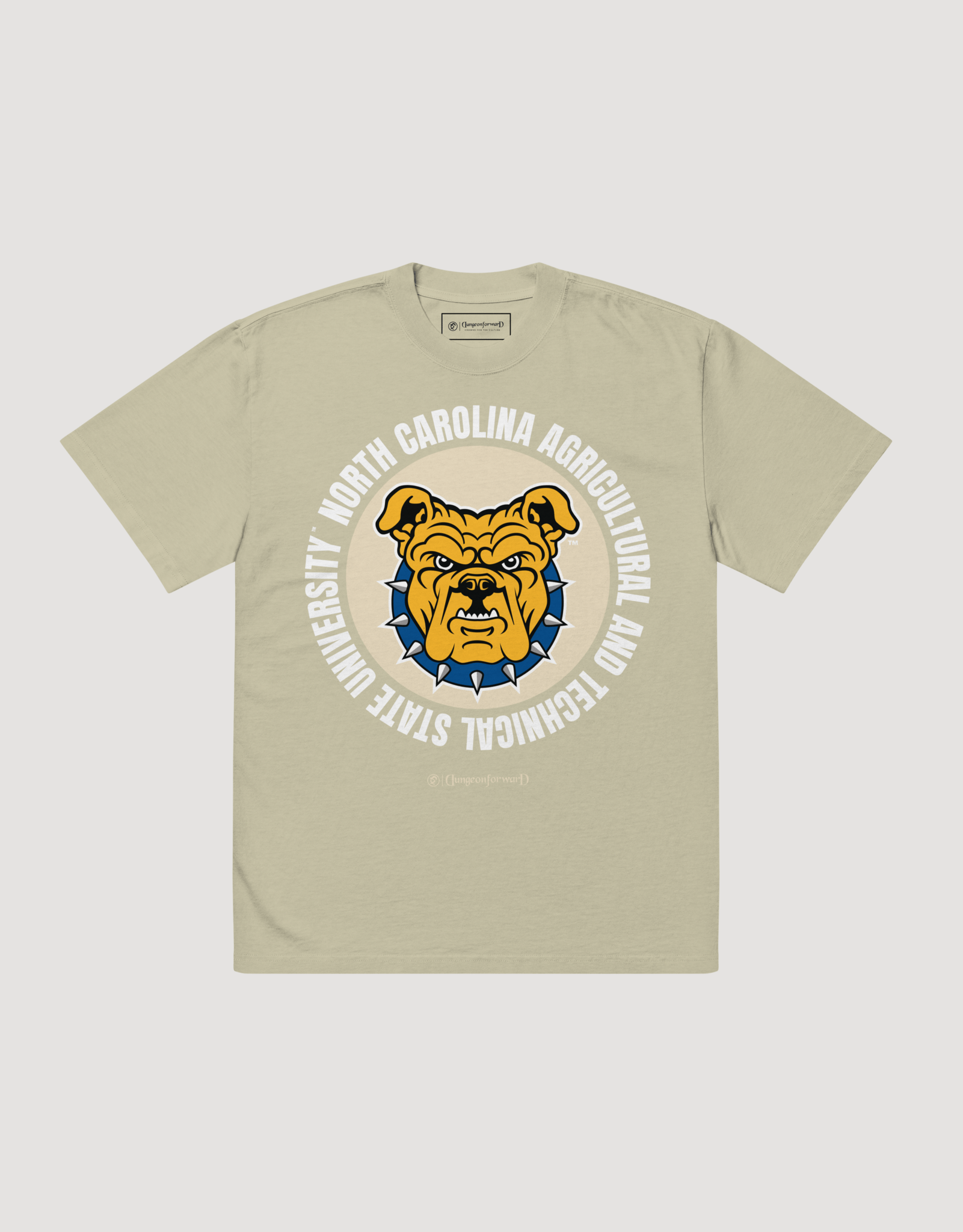Dungeon Forward - The Yard Essentials - North Carolina Agricultural and Technical State - Full Circle Oversized T-Shirt