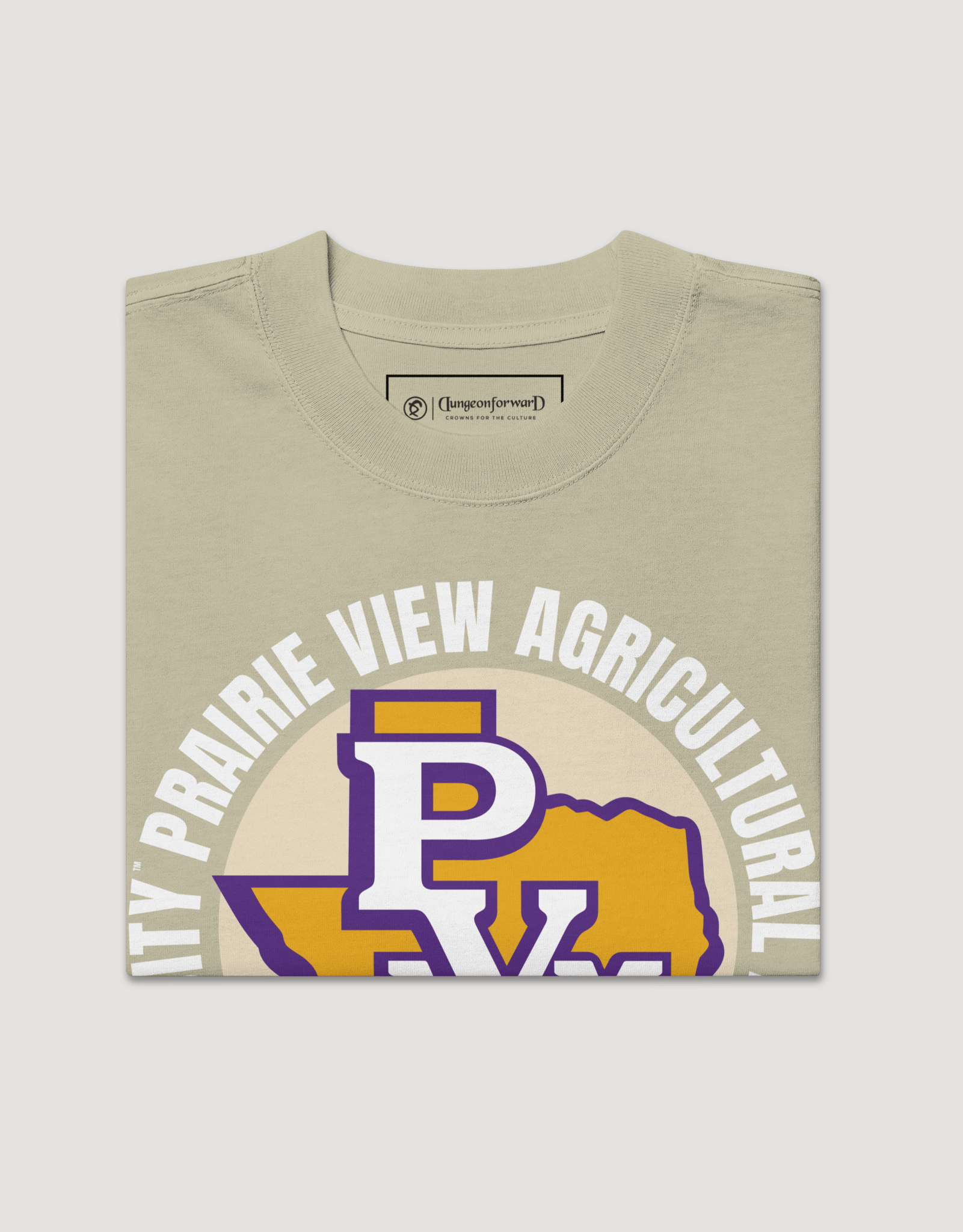 Dungeon Forward - The Yard Essentials -  Prairie View A&amp;M University  - Full Circle Oversized T-Shirt