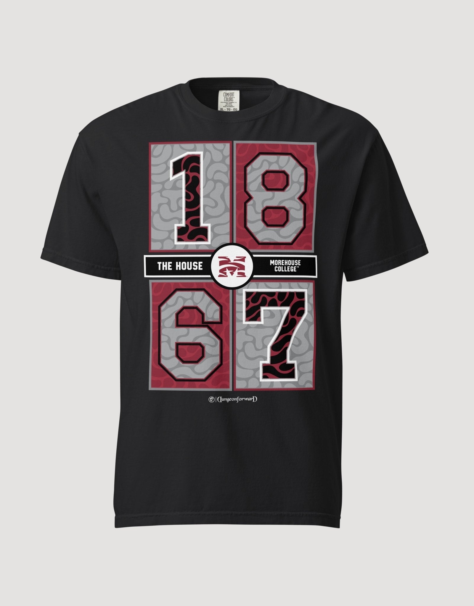 Dungeon Forward - The Yard History - Morehouse College - Concrete Date Tee