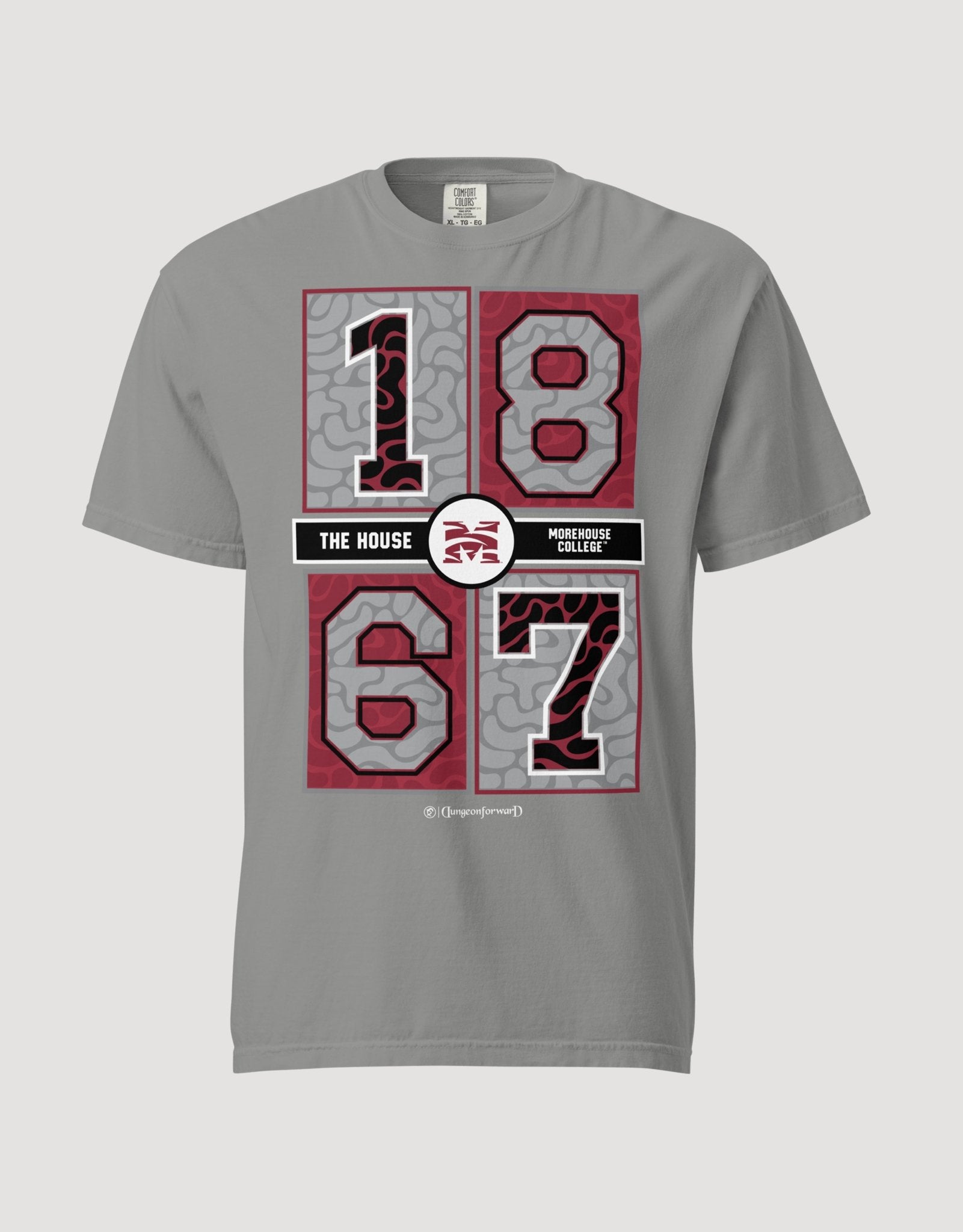 Dungeon Forward - The Yard History - Morehouse College - Concrete Date Tee