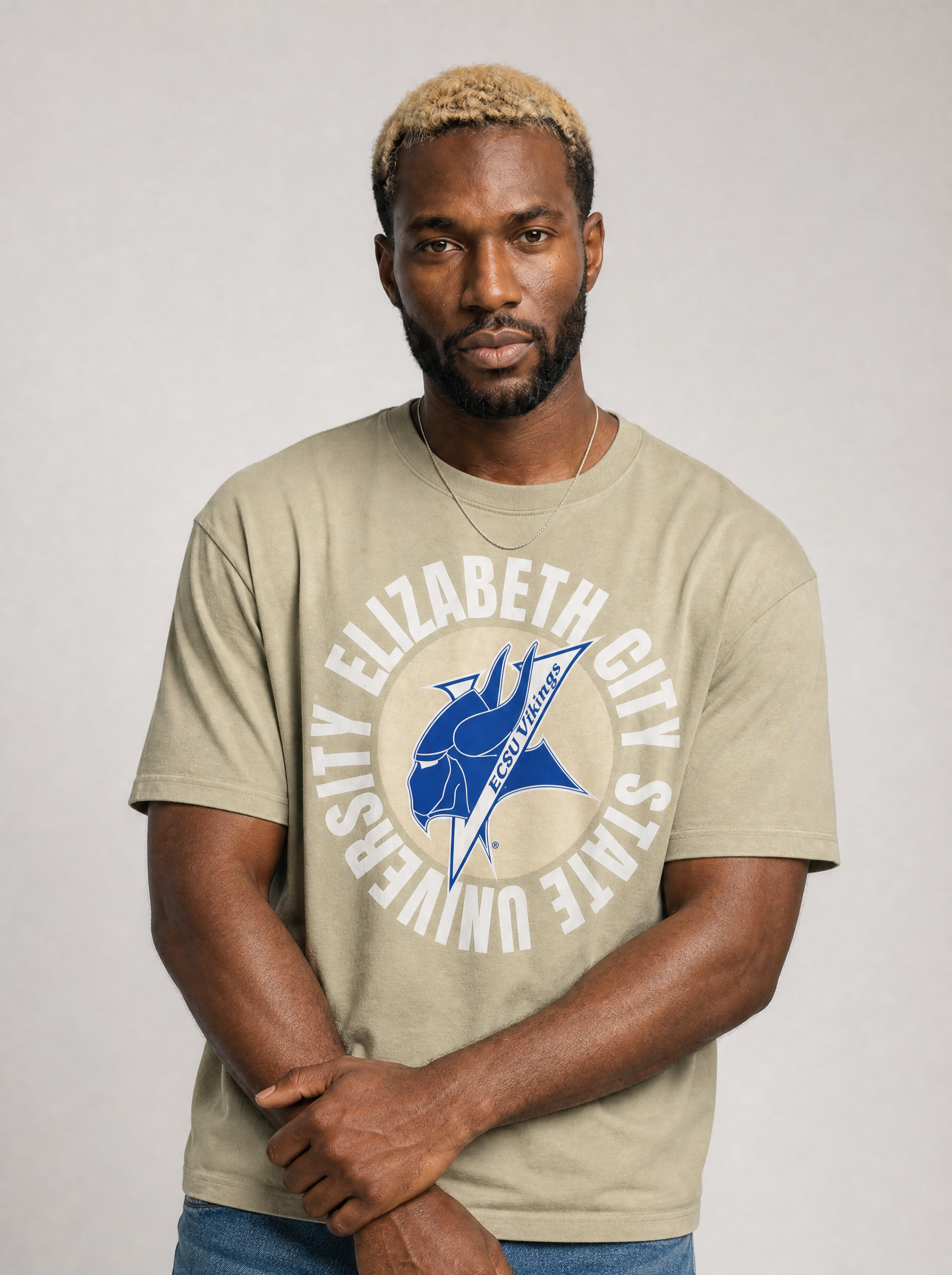 The Yard Essentials - Elizabeth City University - Full Circle Oversized T-Shirt