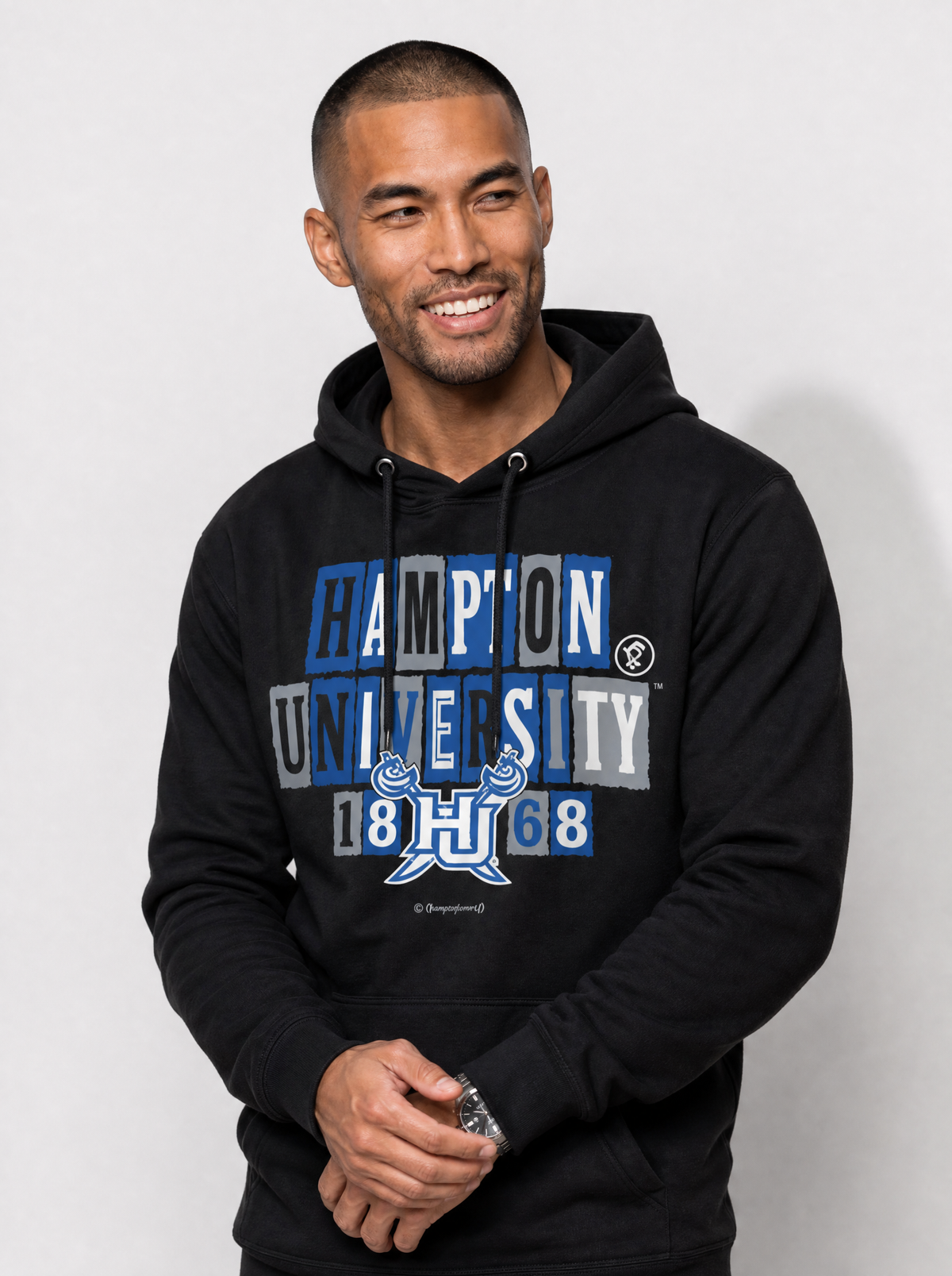 Hampton University - Collage Hoodie