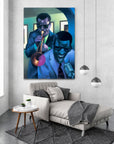Green Hall Blue Mood - Giclee (Multiple Sizes)