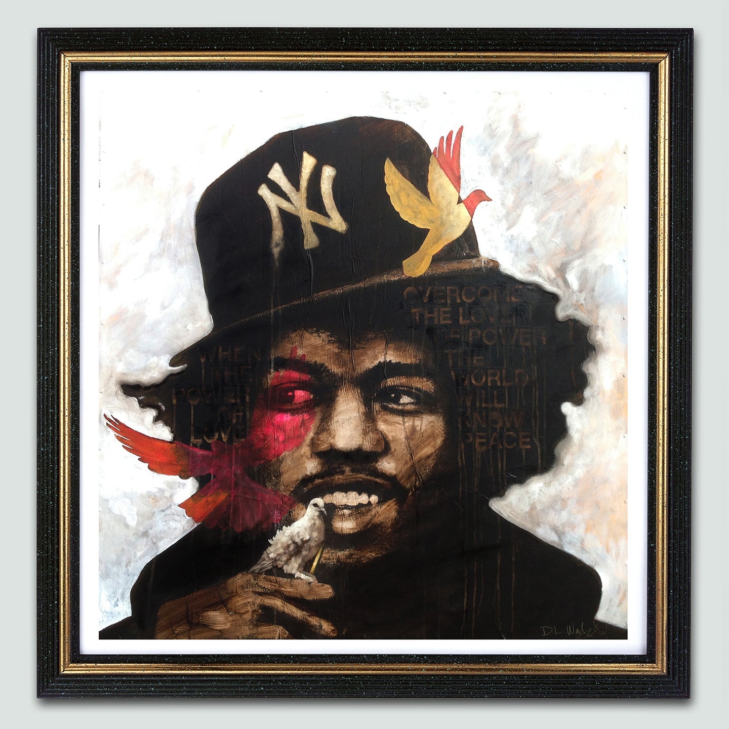 A Little Bird Whispered - Canvas &amp; Paper Giclee