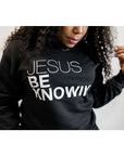 Jesus Be Knowin' | Black + White Print Sweatshirt